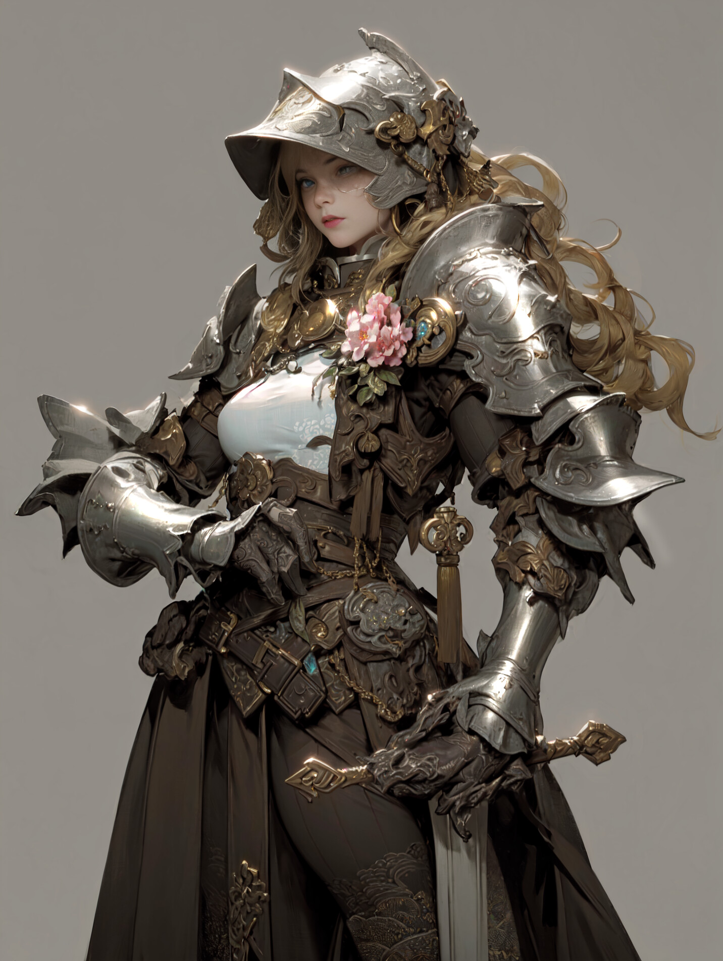 ArtStation Medieval Flower Knight