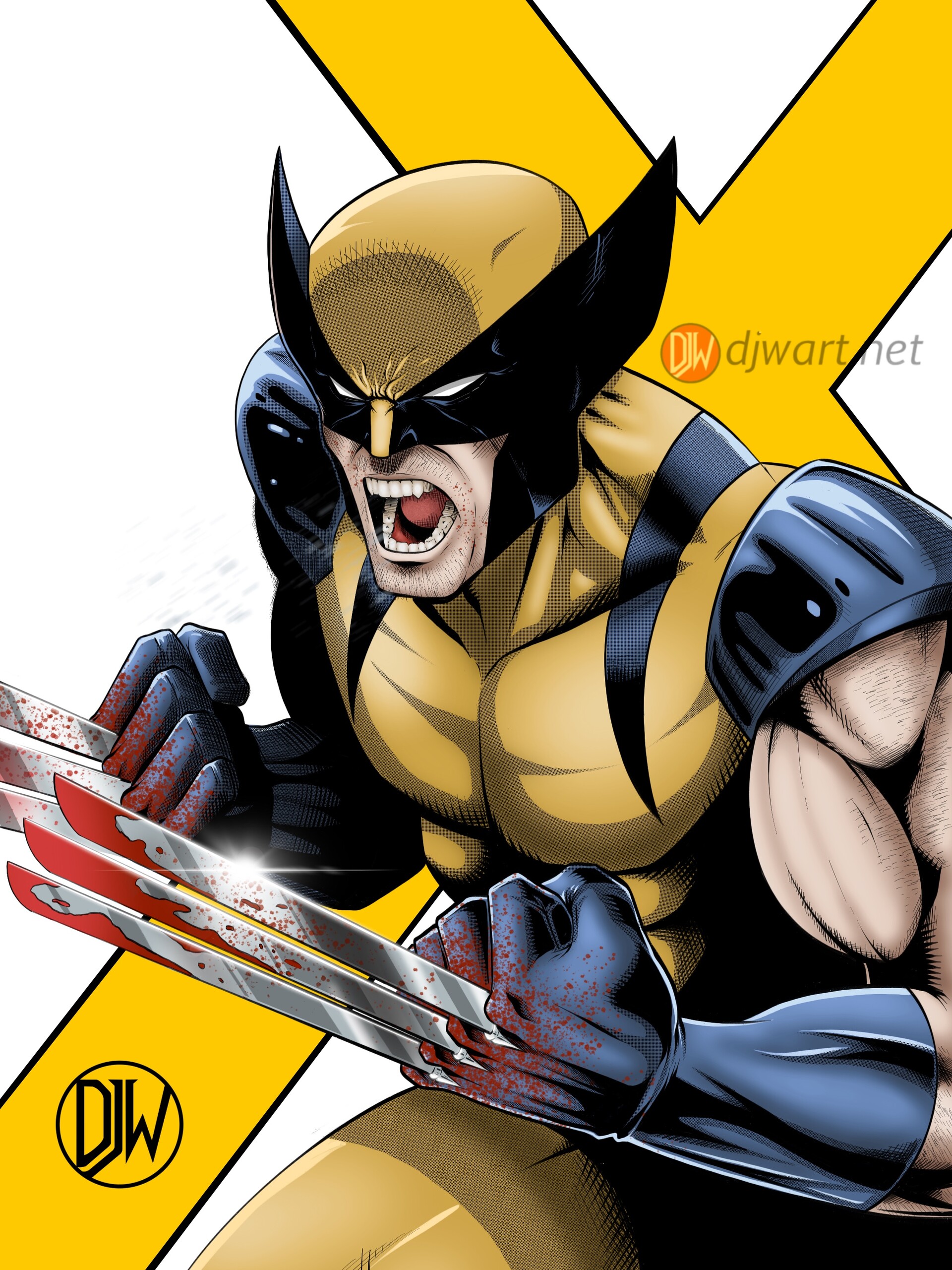 ArtStation - Wolverine (Yellow and Blue)