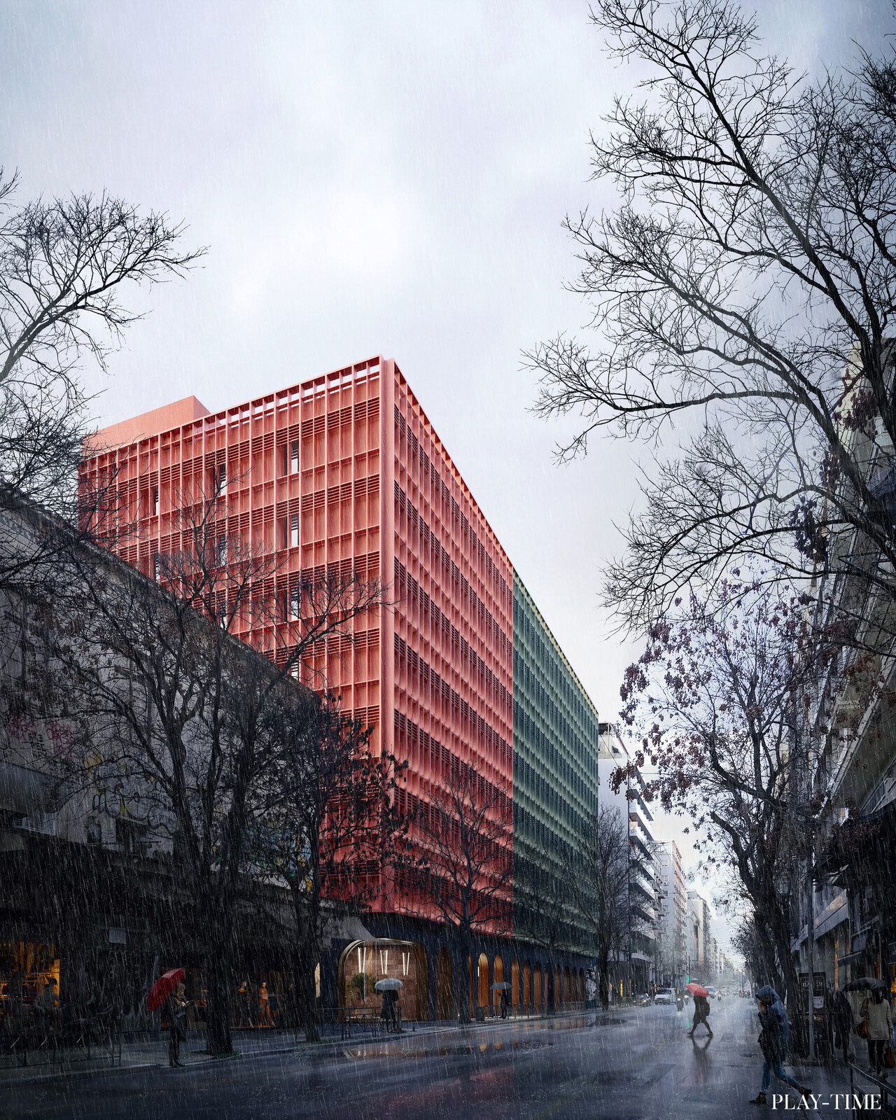 Minion Building in Athens redesigned by Minos Digenis. Image by PLAY-TIME