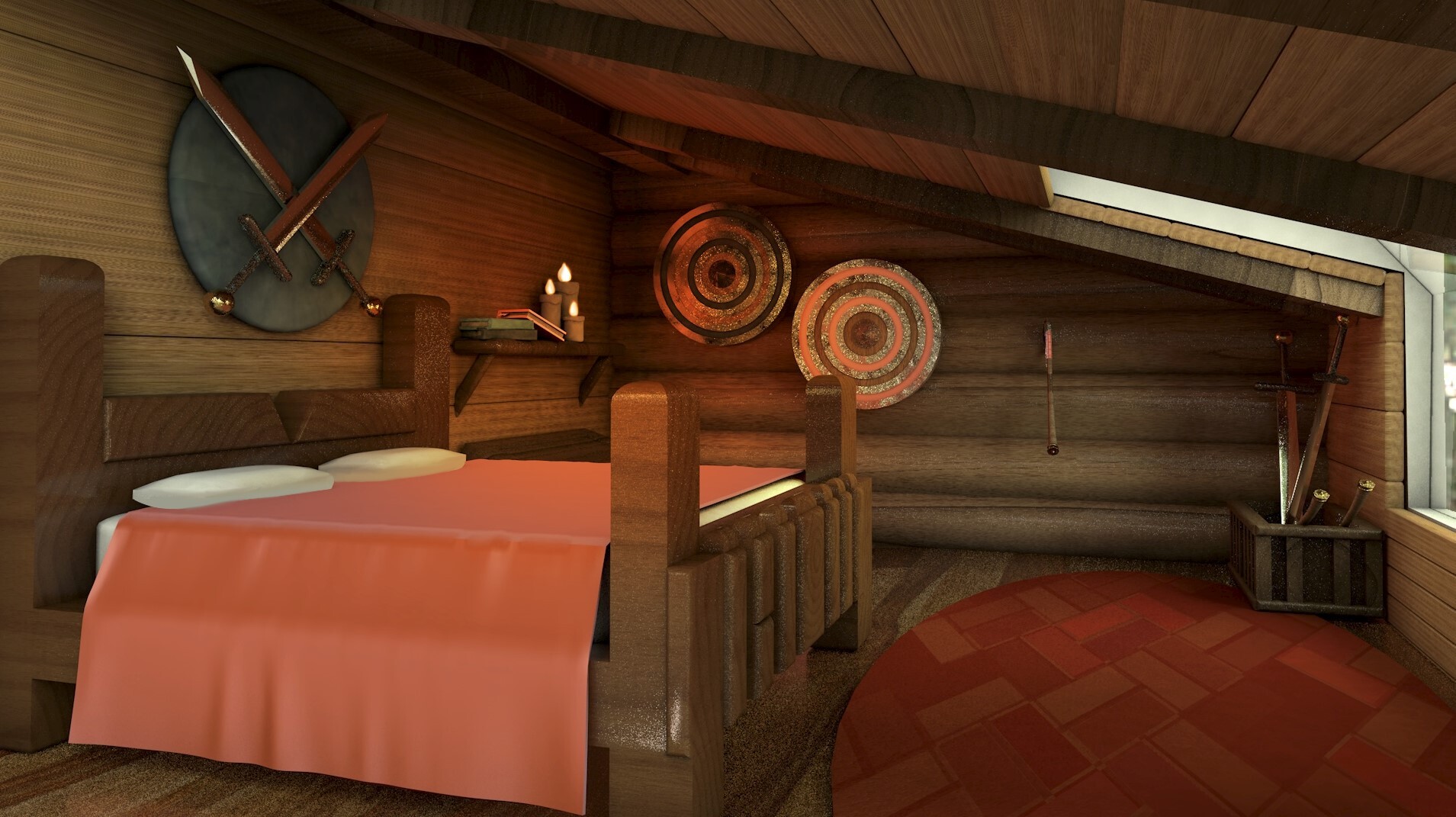 ArtStation Viking Bedroom