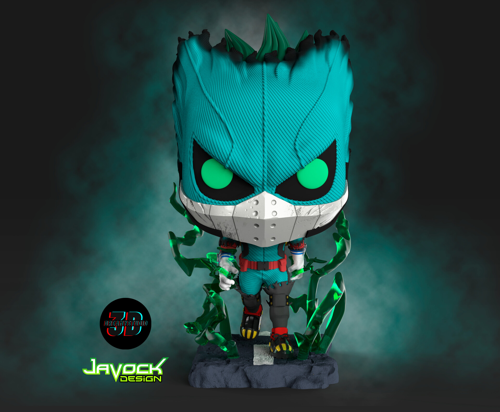 ArtStation - Denji - ChainSaw Man Funko pop Custom