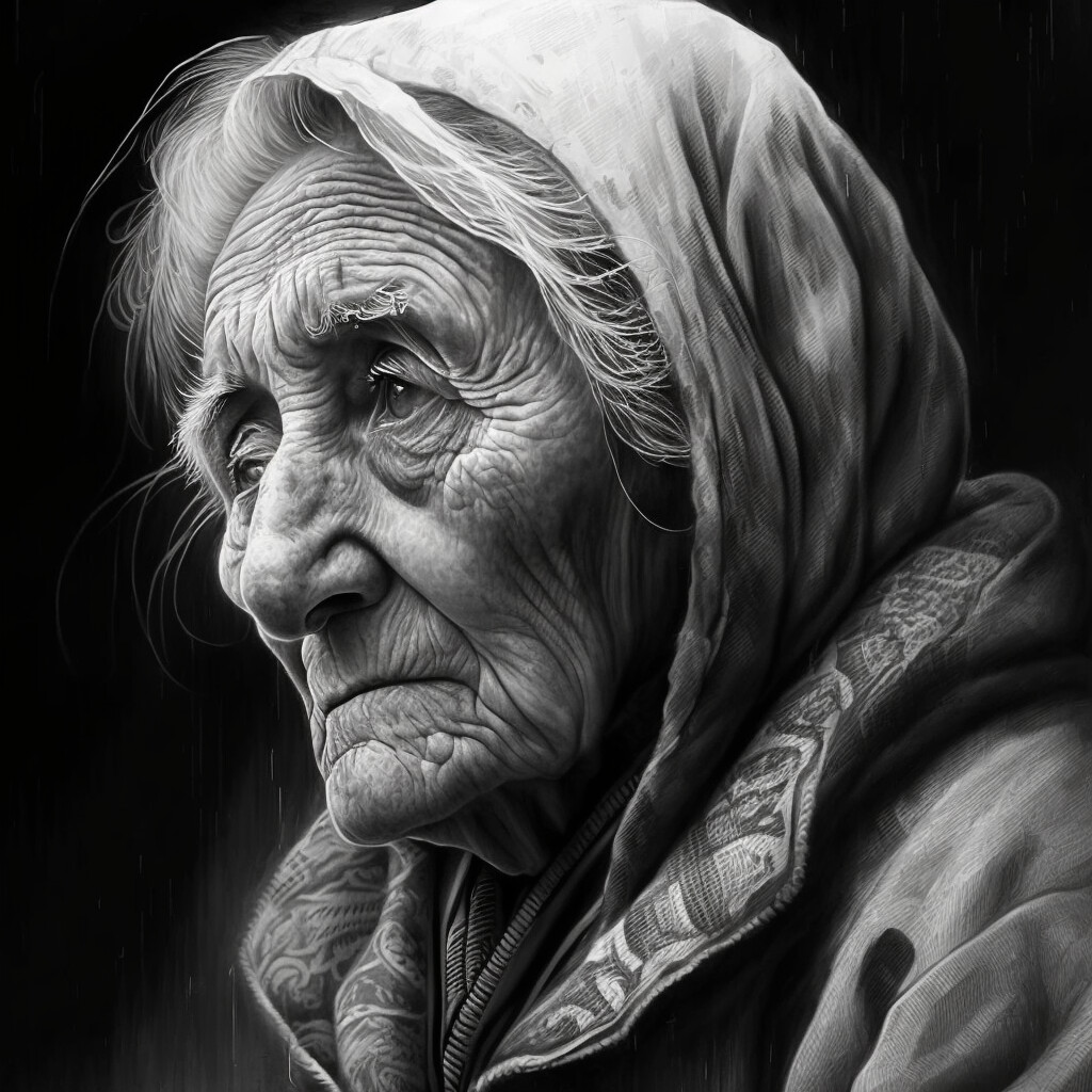 ArtStation - The Lonely Old Woman