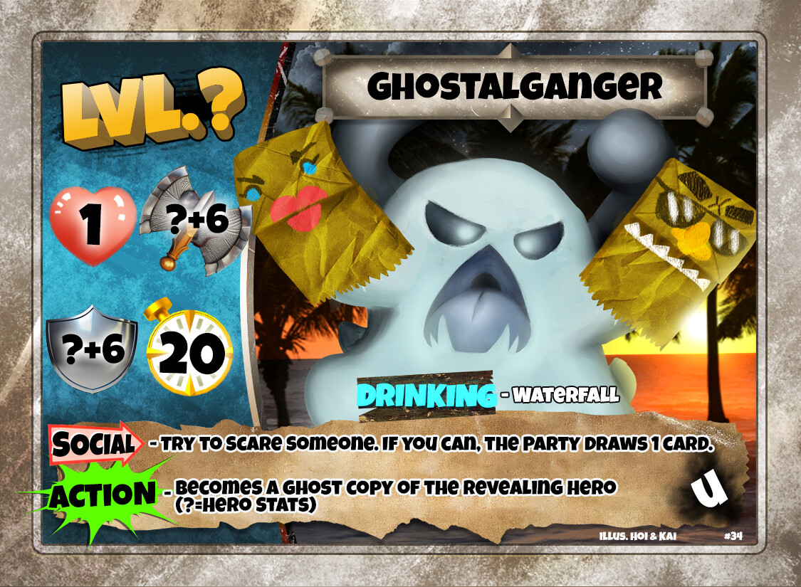 GhostalGanger | Part of the land cards