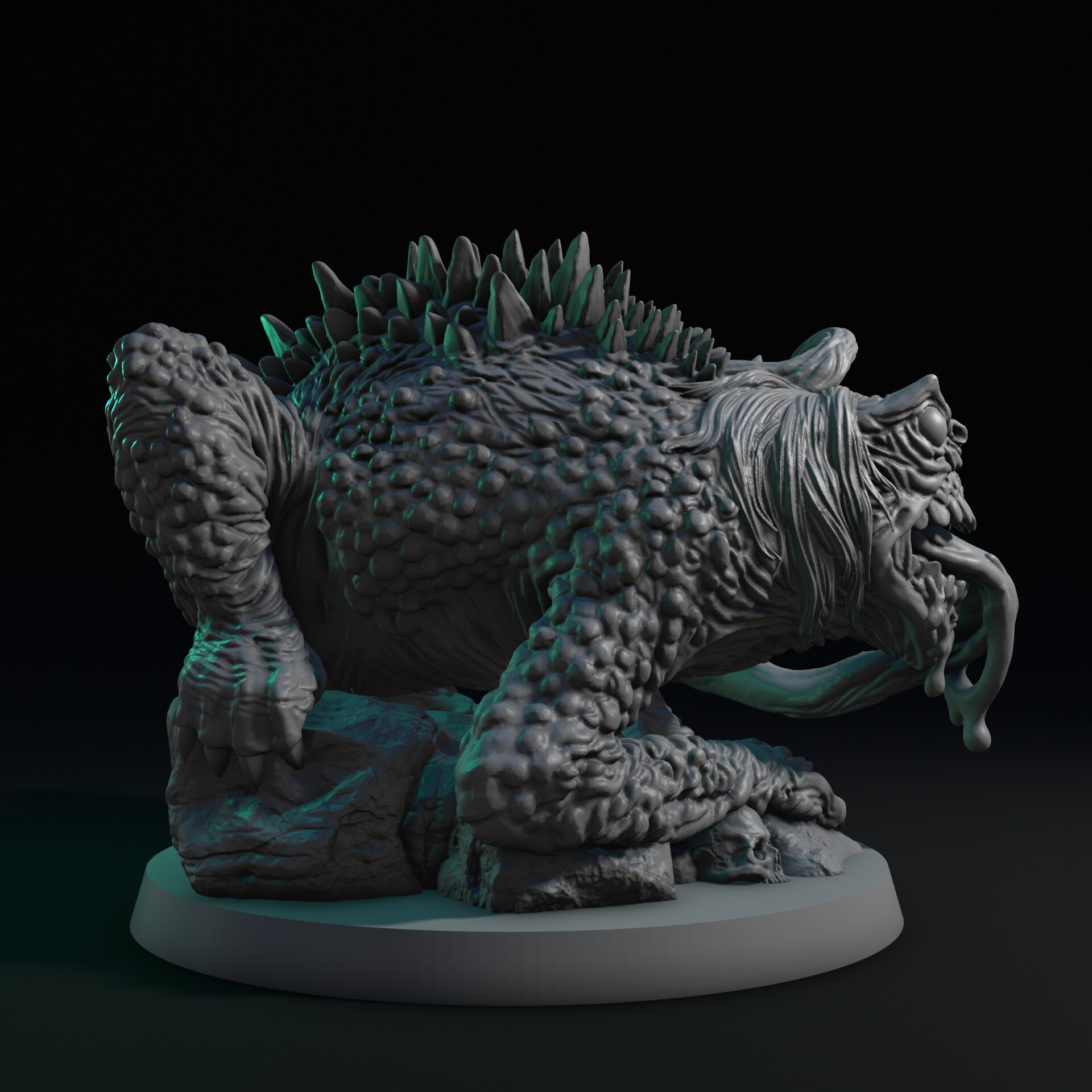 Miniature DHOLE Pour Cthulhu: Death May Die - CMON - Occasion - Voir Photo