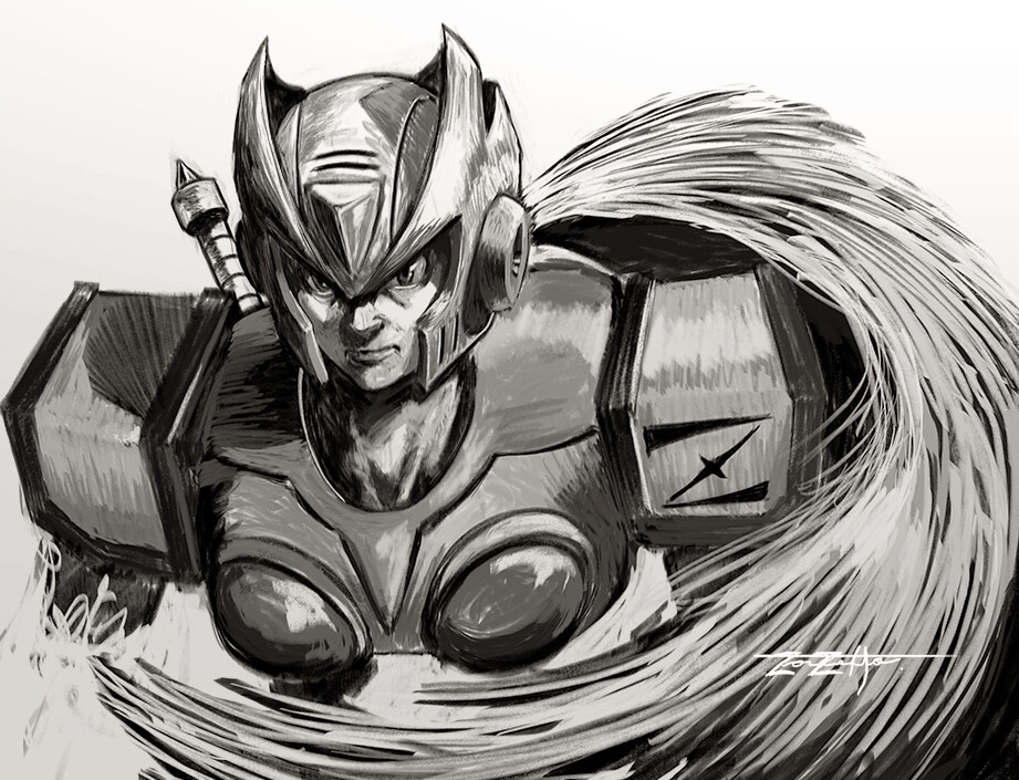 スーパーセール タイムセール 時間 ArtStation - X Megaman - Zero アート・デザイン・音楽