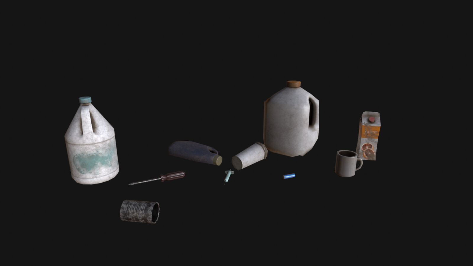 Floor junk/scatter props