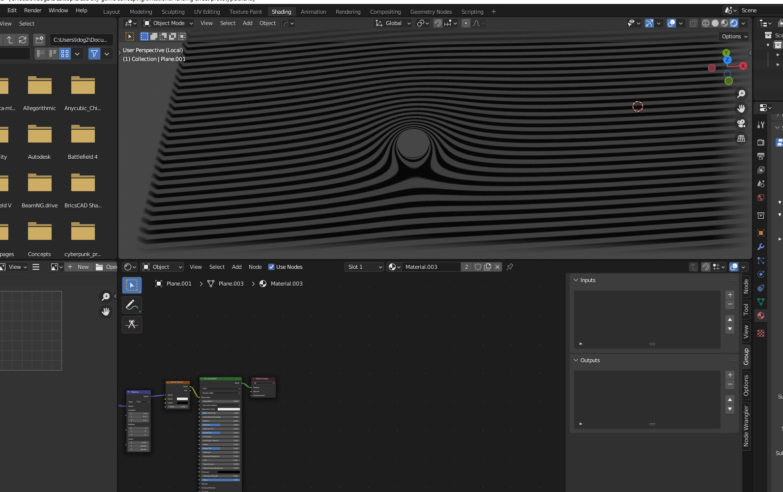 Blender EEVEE real-time gravity lensing approximation, maps gravity curvature to a variable IOR, computed from mass.