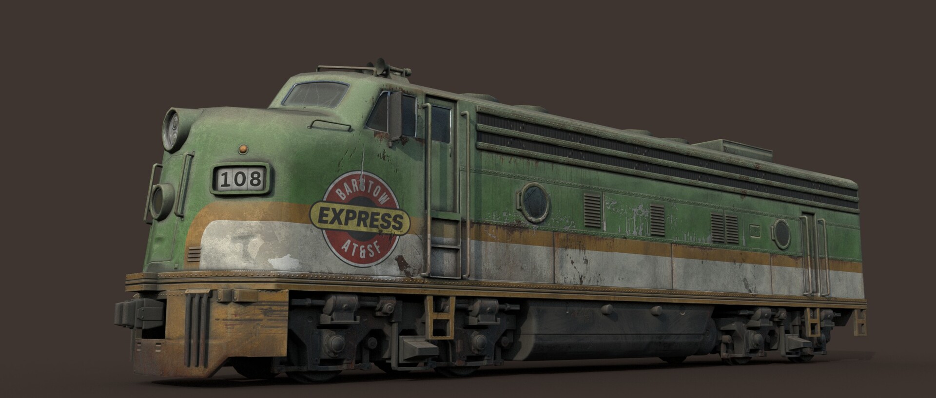 ArtStation - Fallout 4 New Vegas: Train Engine
