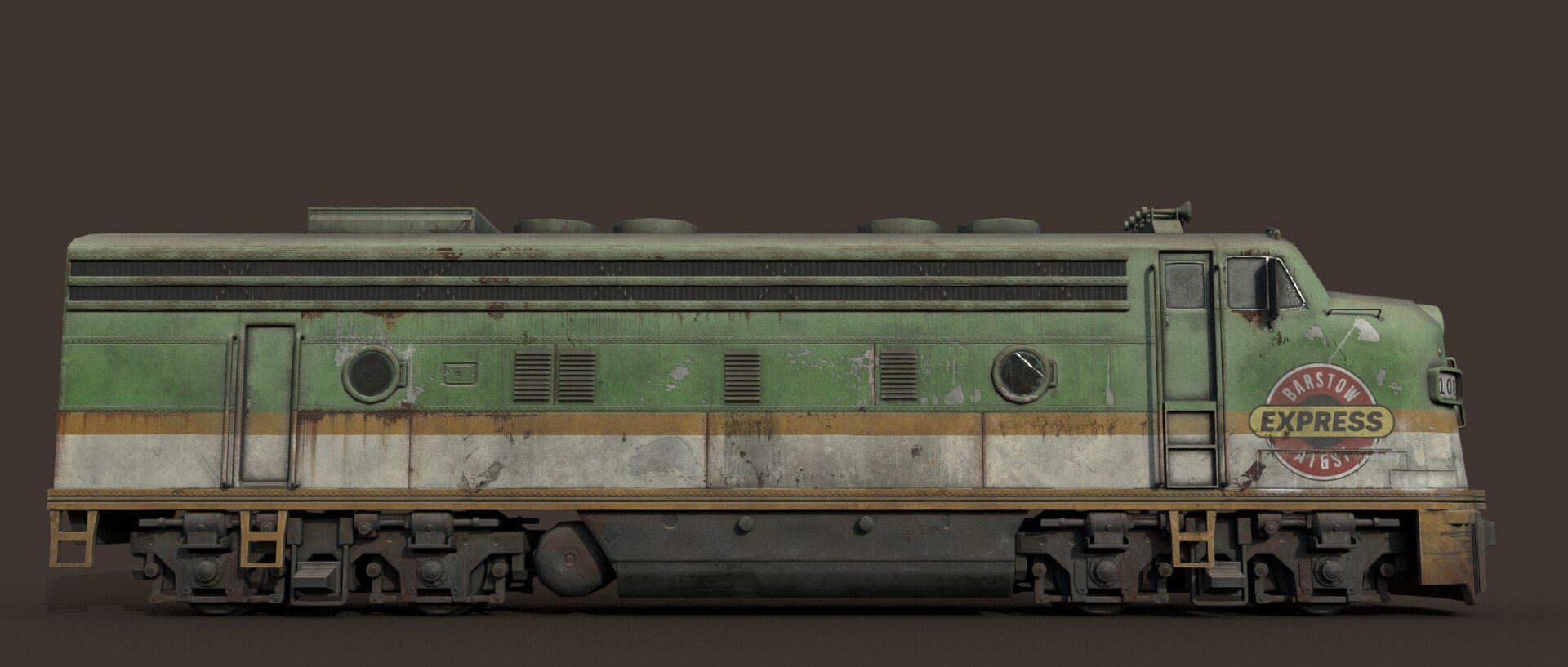 Renafox3D - Fallout 4 New Vegas: Train Engine