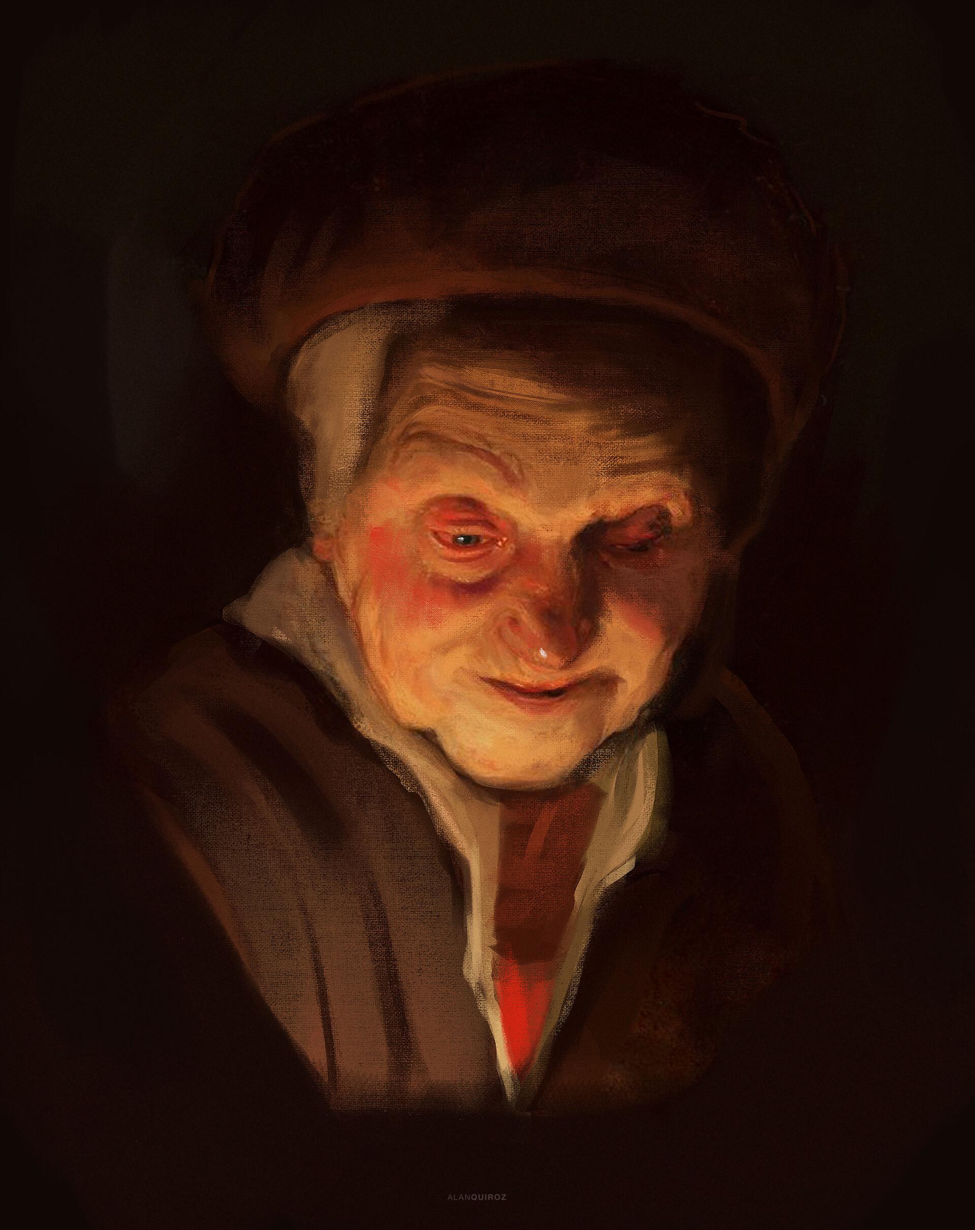 ArtStation - OLD LADY