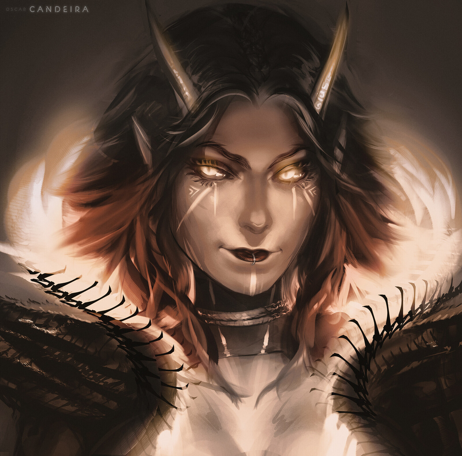 Demoness portrait