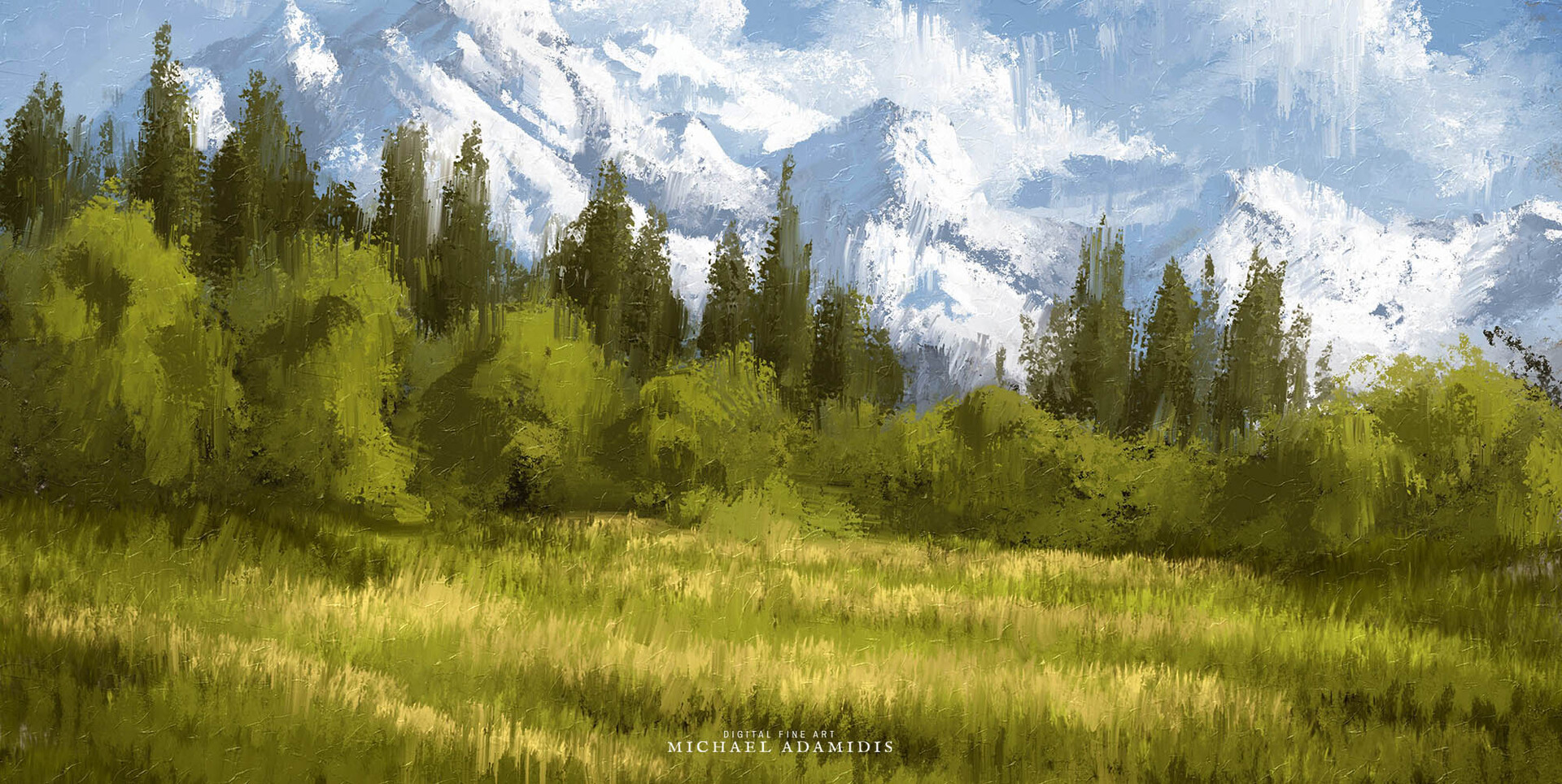 ArtStation - Digital Art - Vivid Scenery/Landscape Painting