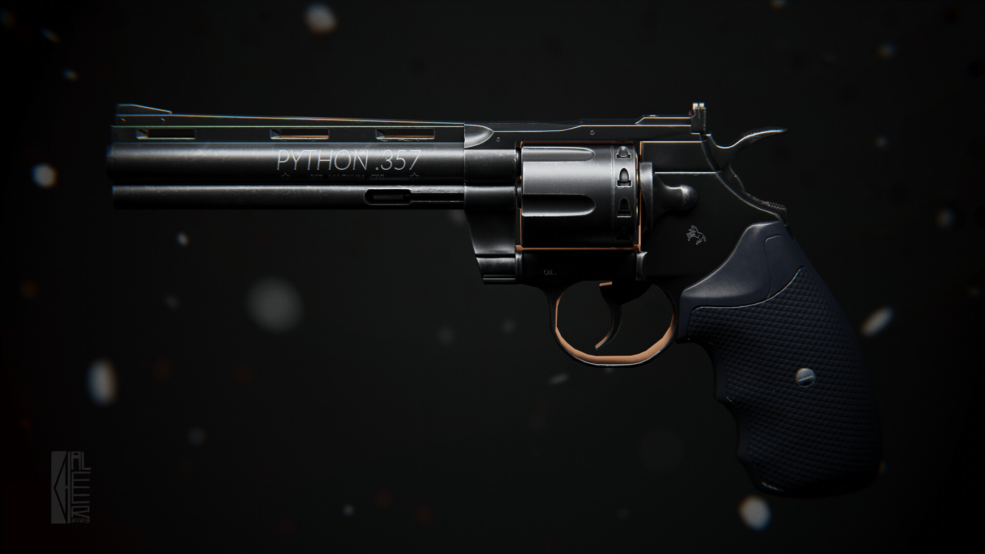 ArtStation - Colt Python .357 game-ready model