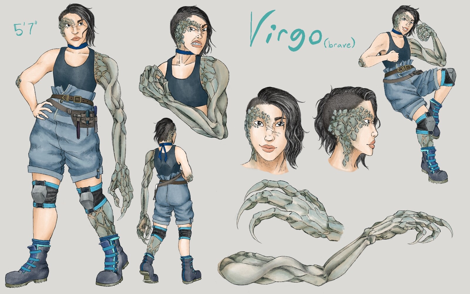 Virgo - the Brave type