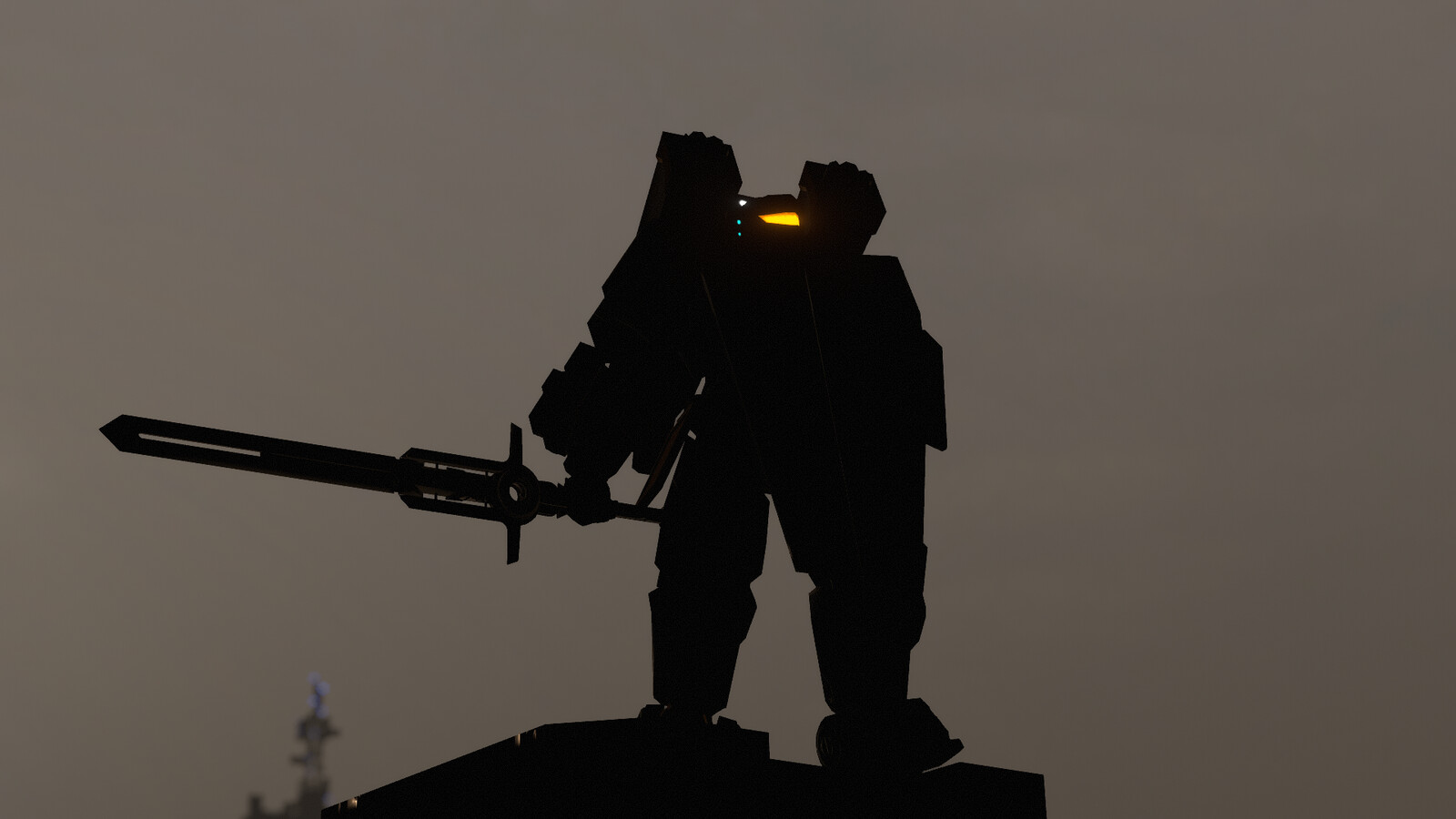 In-game screenshot of the model in use