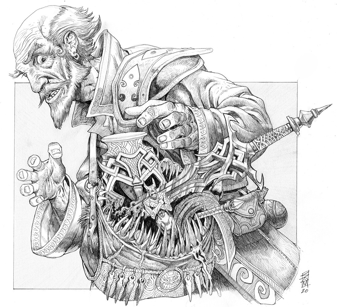 Bag of Devouring Drawing