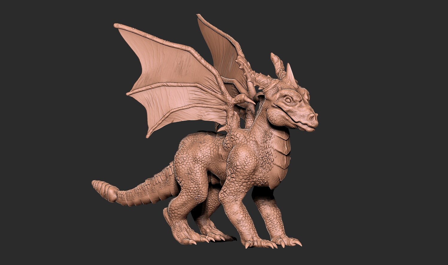ArtStation - Dragon 3D Model