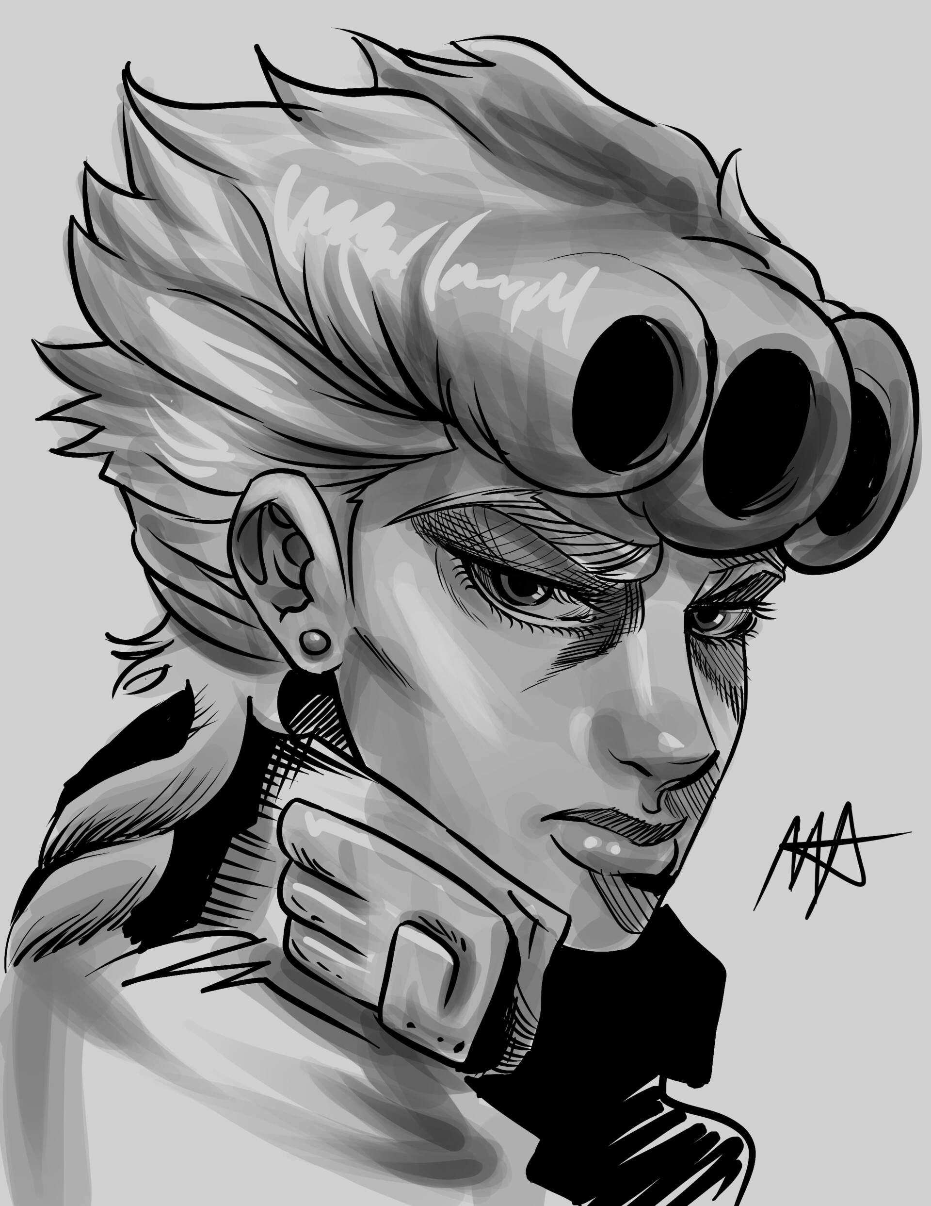 ArtStation - GIORNO GIOVANNA Sketch