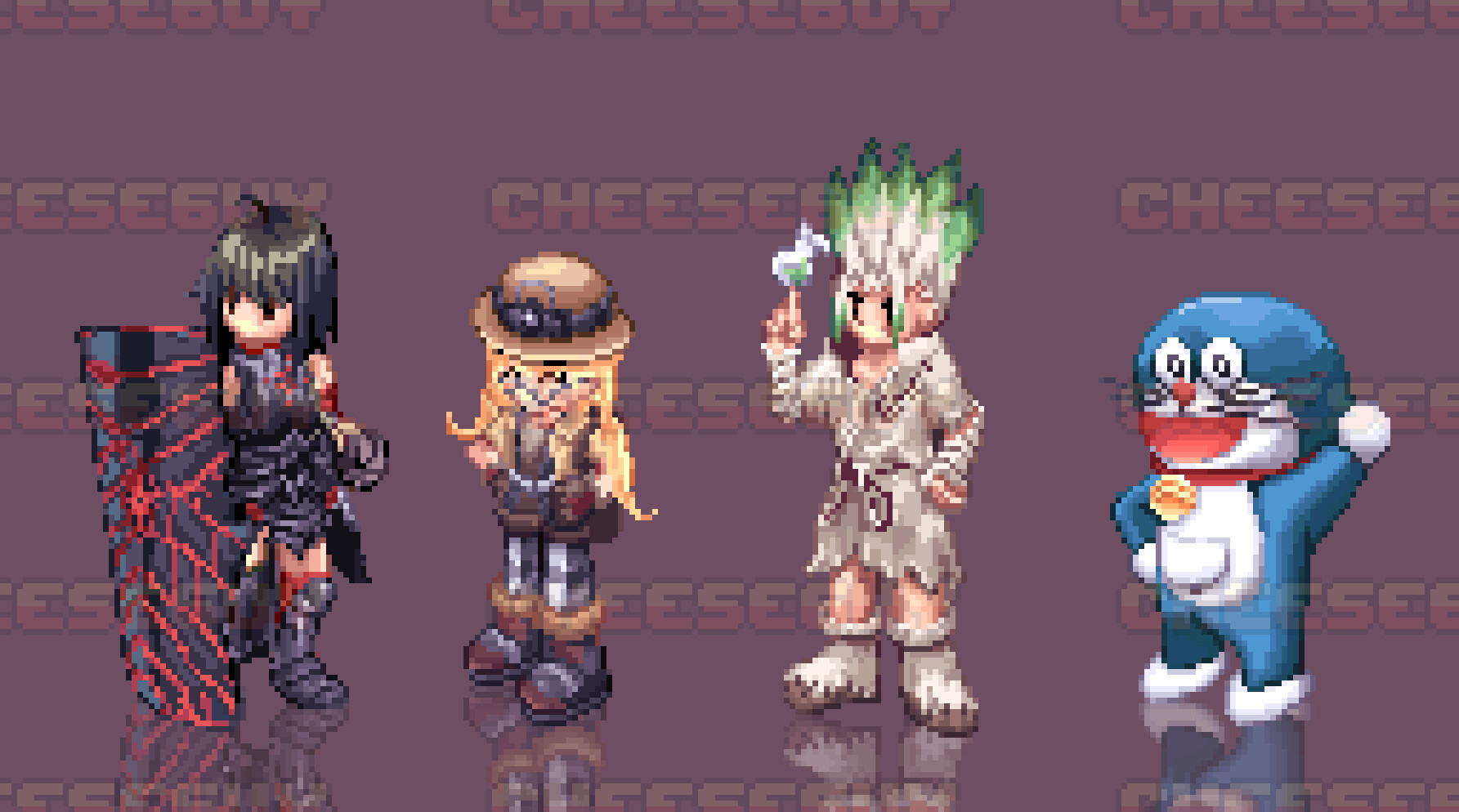 ArtStation - Custom Characters Sprites (Ragnarok Online Style) - By Cheeseguy