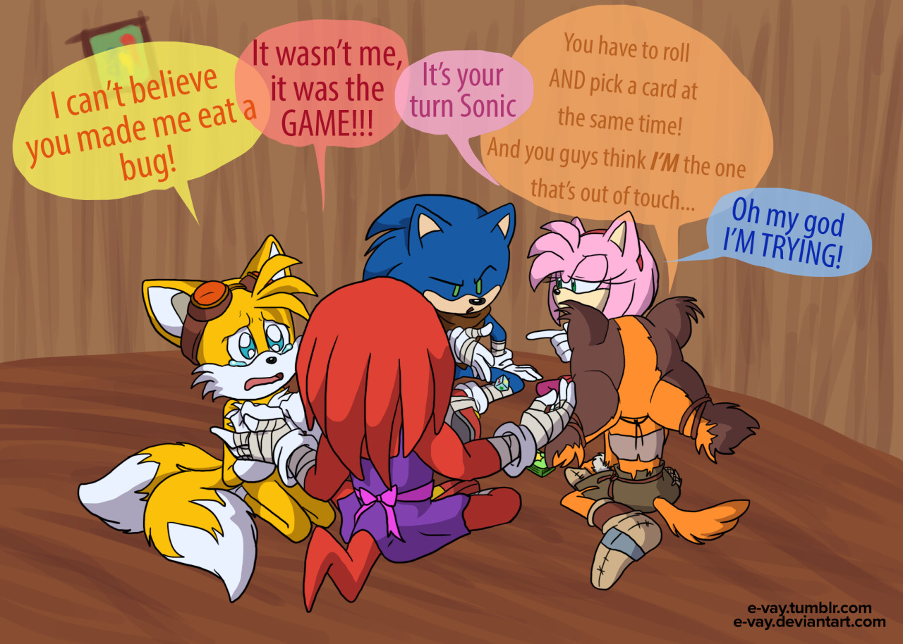 ArtStation - Sonic Boom comic: Amy's LEAVING? (NOT MINE)