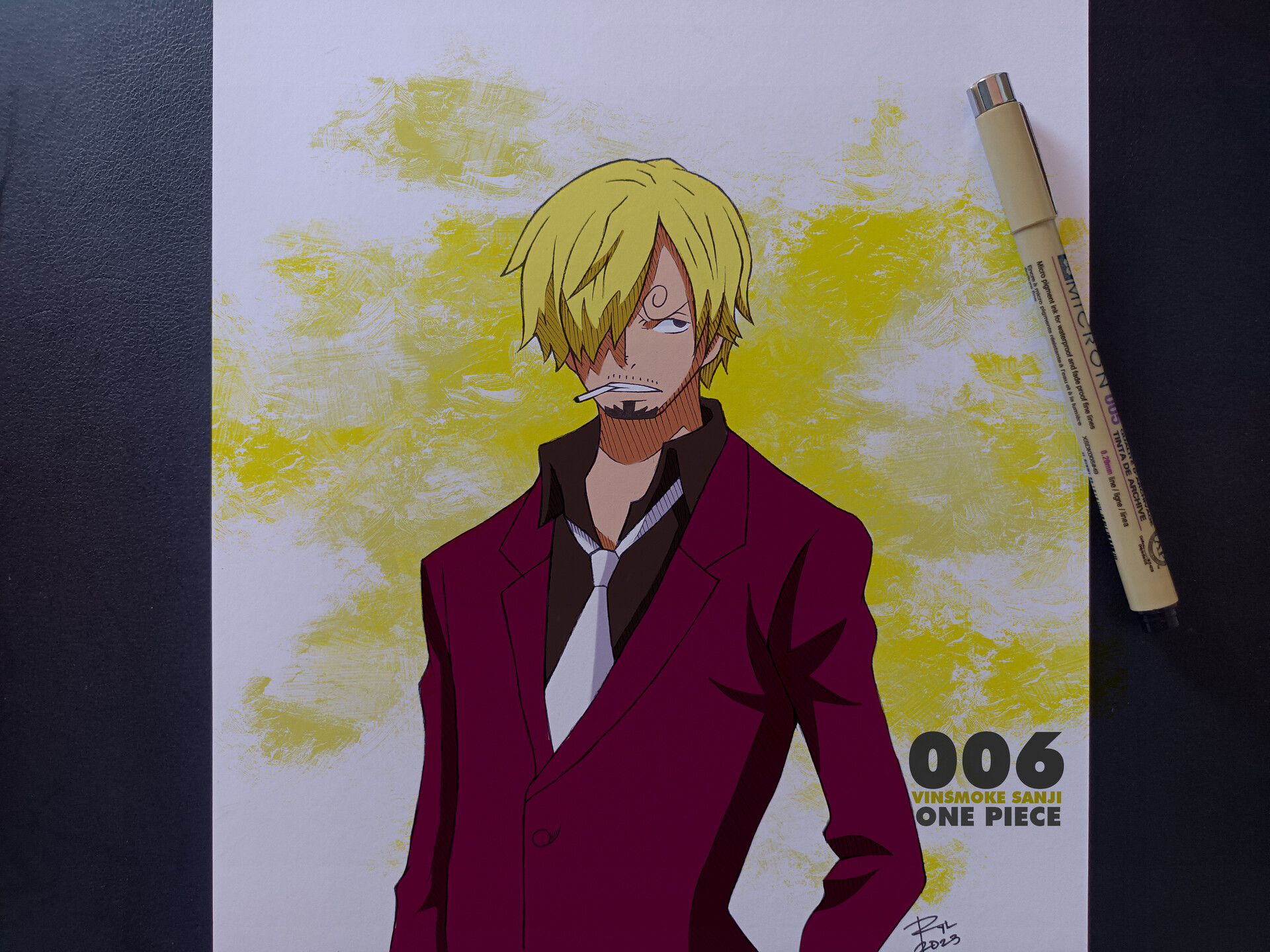 HOW TO DRAW SANJI (Vinsmoke Sanji) - ONE PIECE