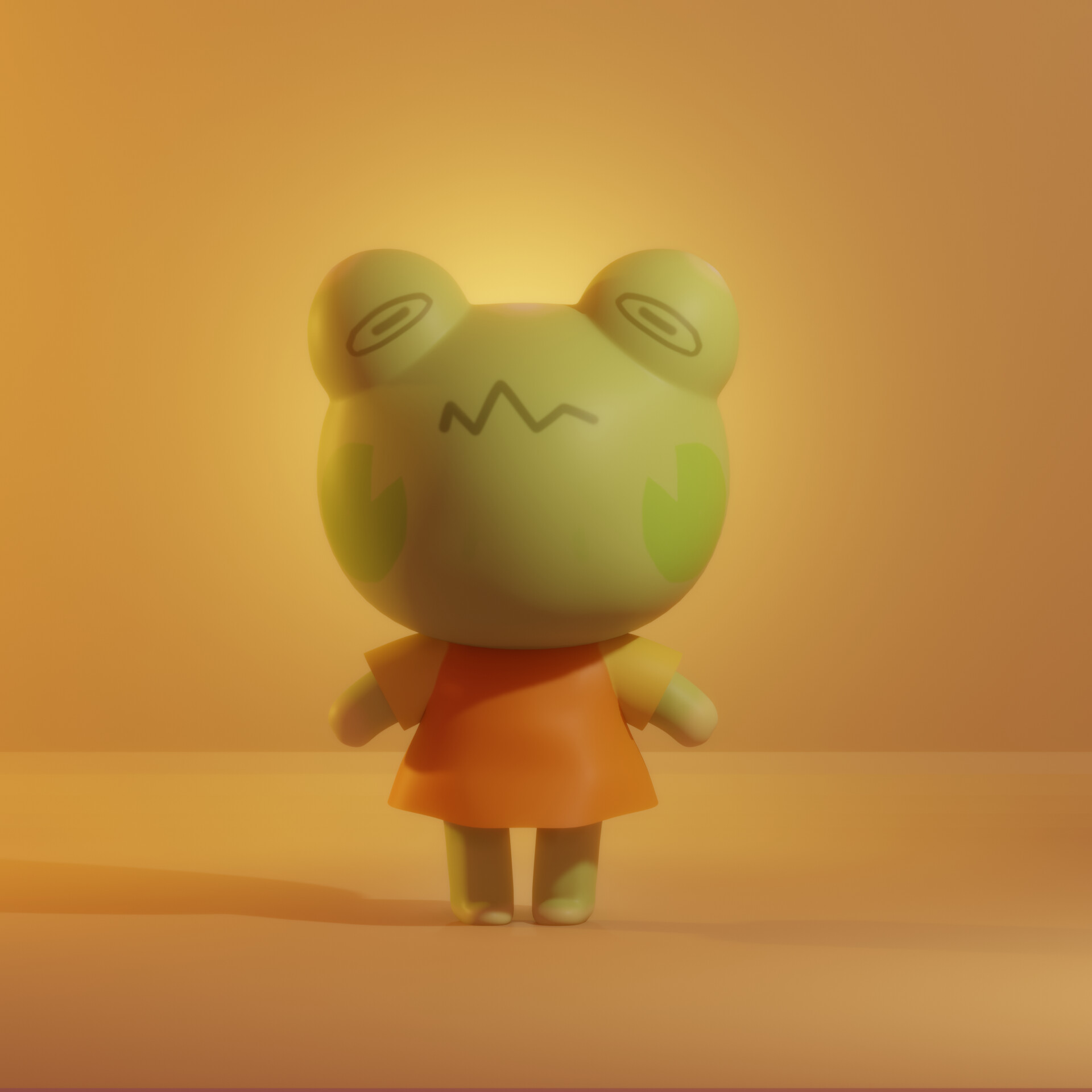 ArtStation - Blender Frog Practice