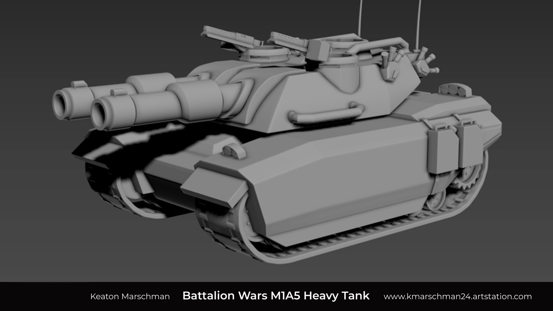 Keaton Marschman - Battalion Wars M1A5 Heavy Tank