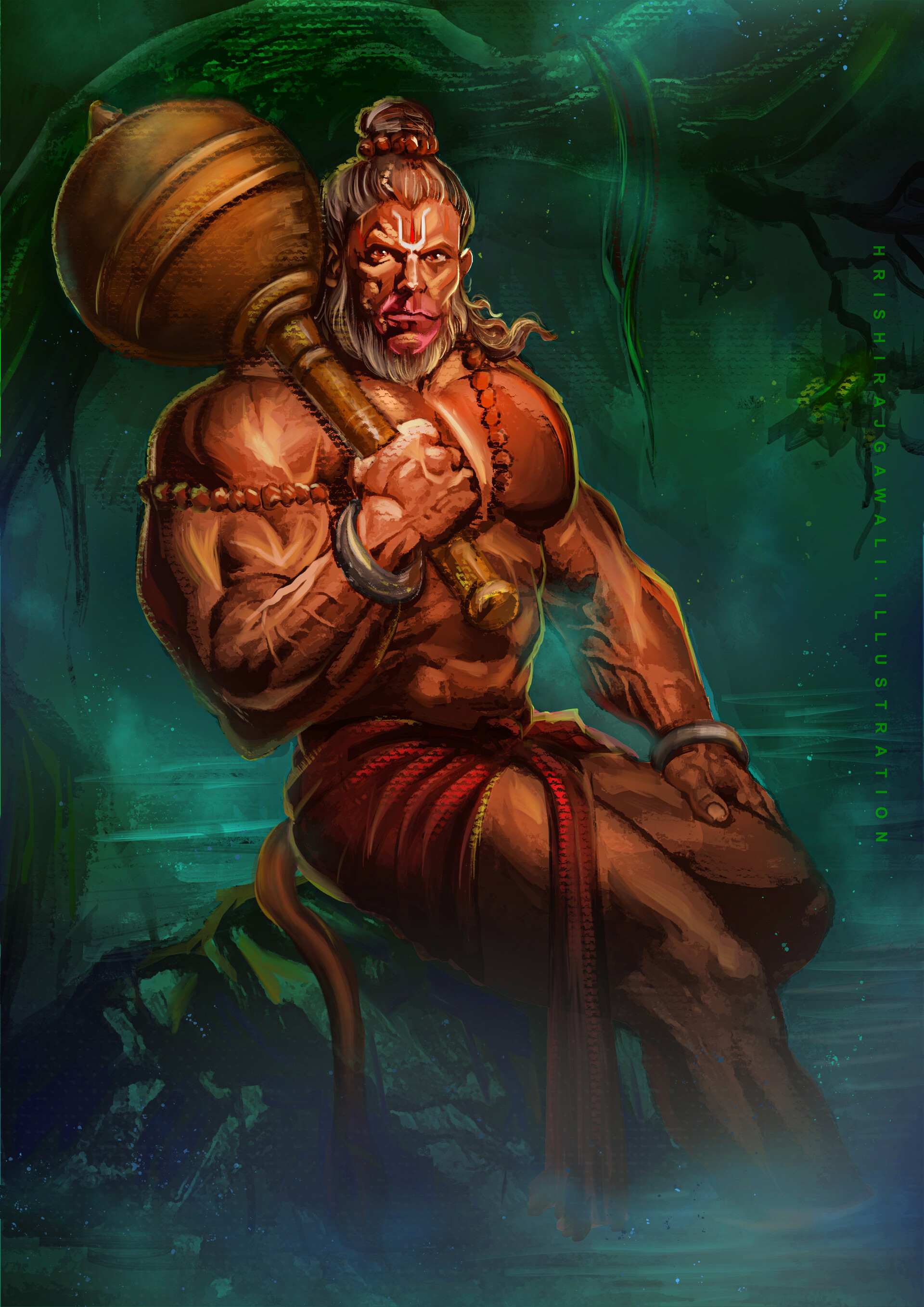 ArtStation - Hanuman ji