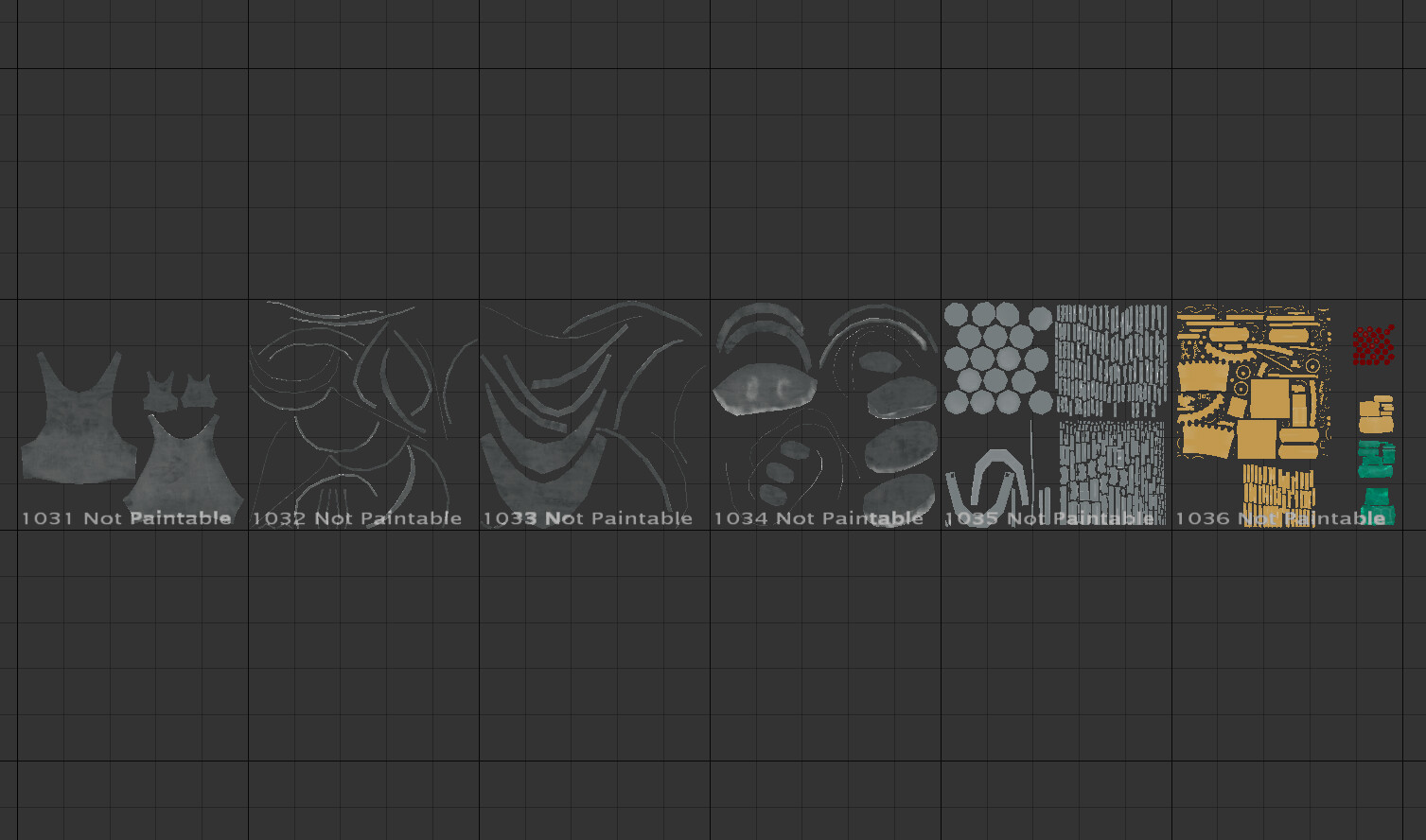 Hard Surface Assets - UDIM Layout