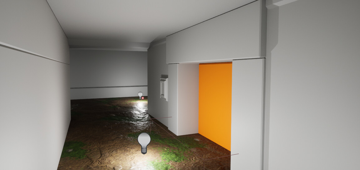View from inside of mid tunnel without textures