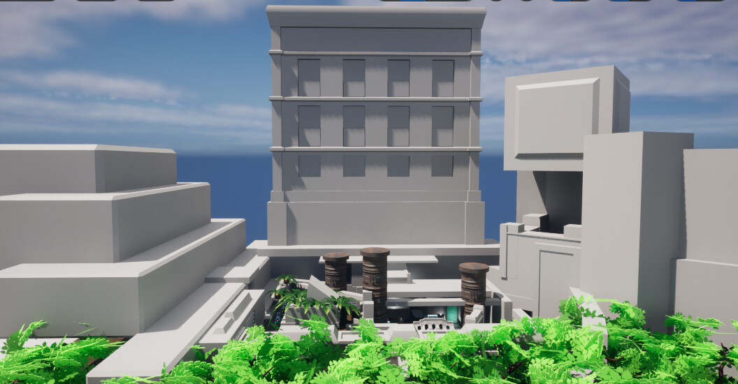 Zoomed out look of reclaim without textures