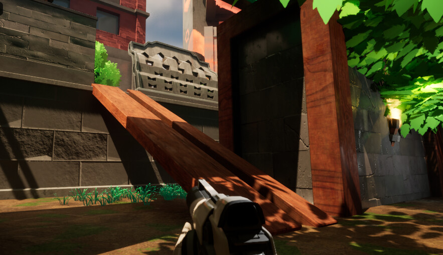 Center most defender spawn facing spawn ramp that leads into A site