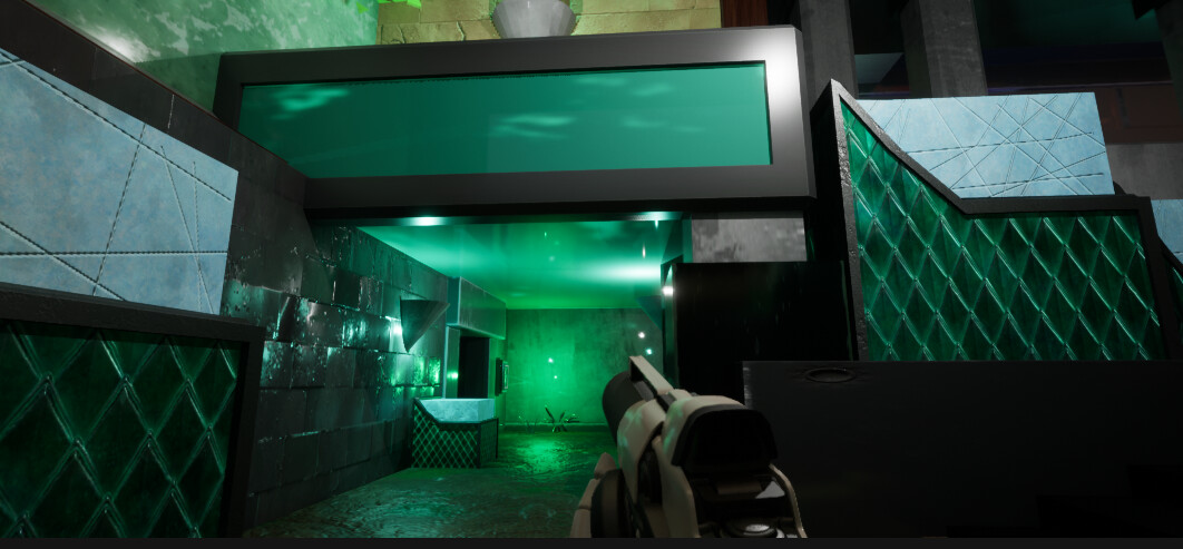 Attacker entrance to A site