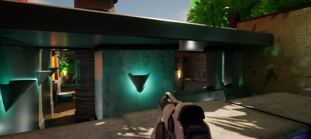 View from the top of attacker little room