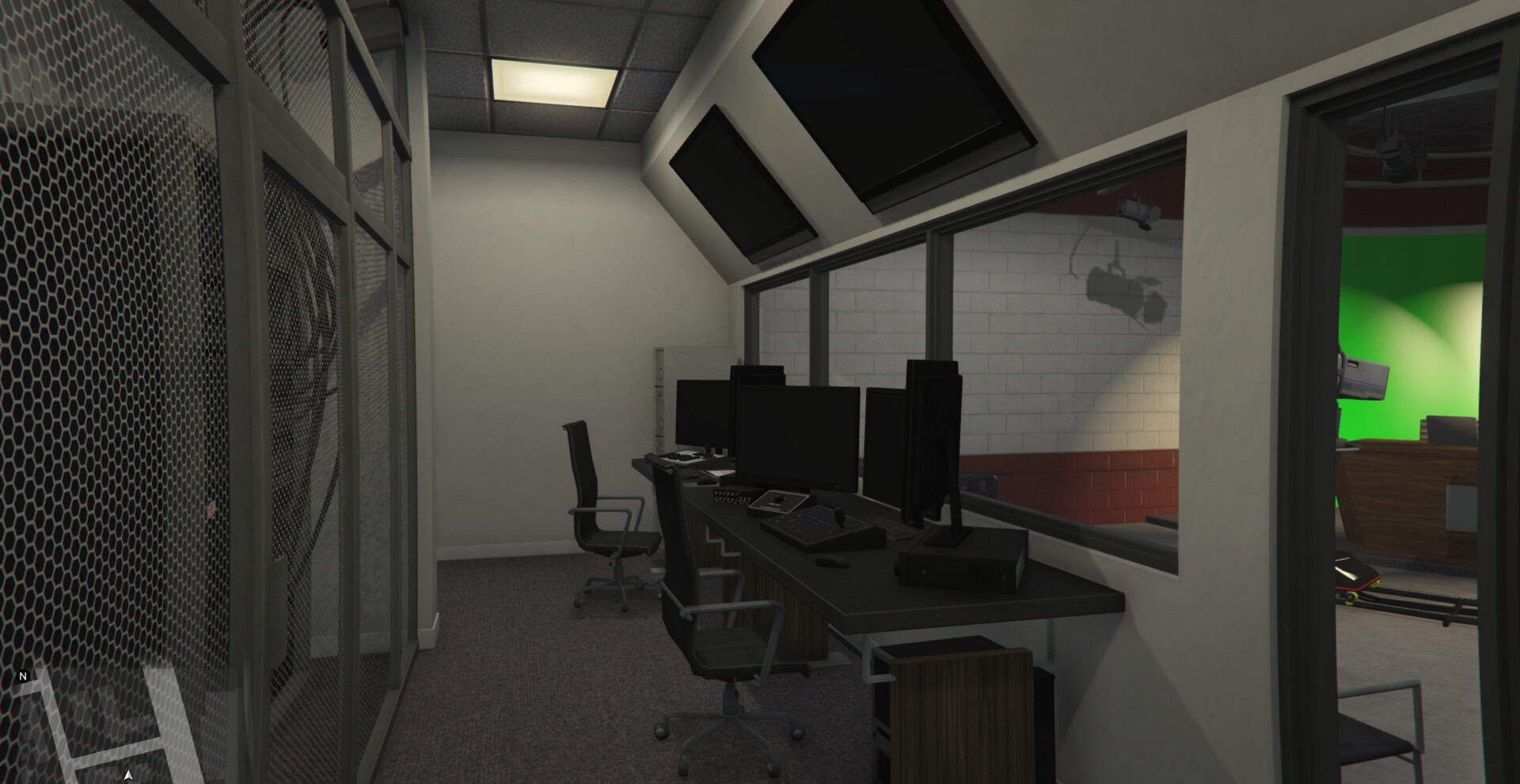 ArtStation - GTA V Interior - Broadcast studio / company - IN GAME FOOTAGE