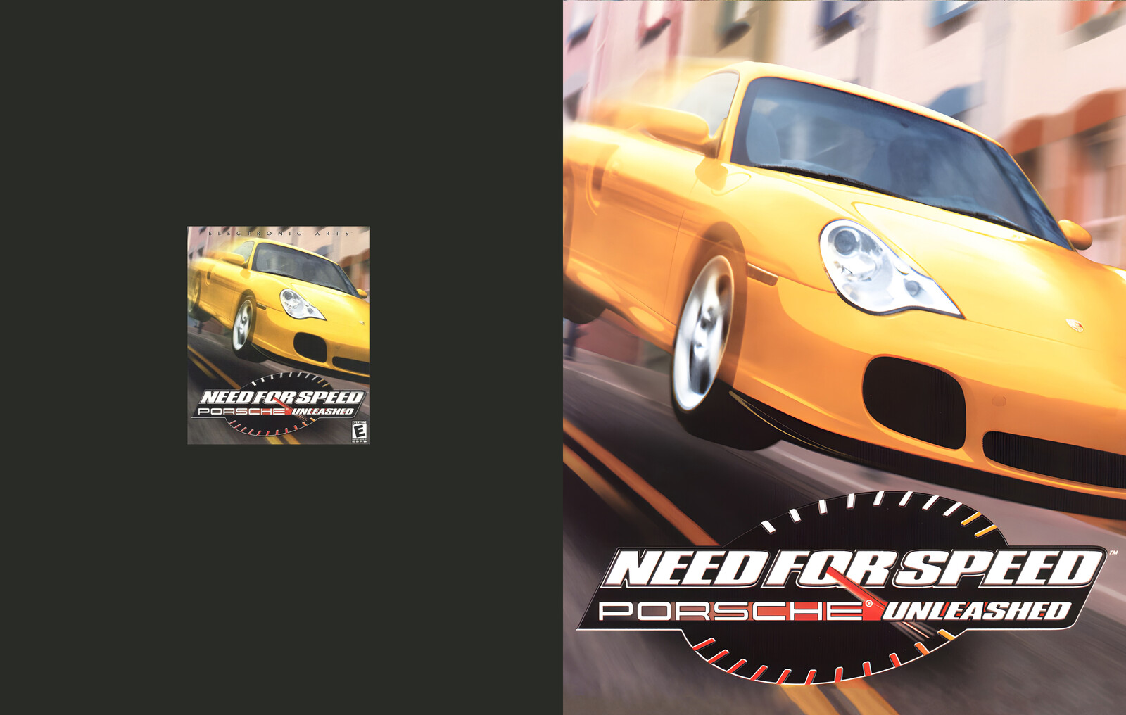 Need for Speed: Porsche Unleashed (Original Scan vs. Poster format)