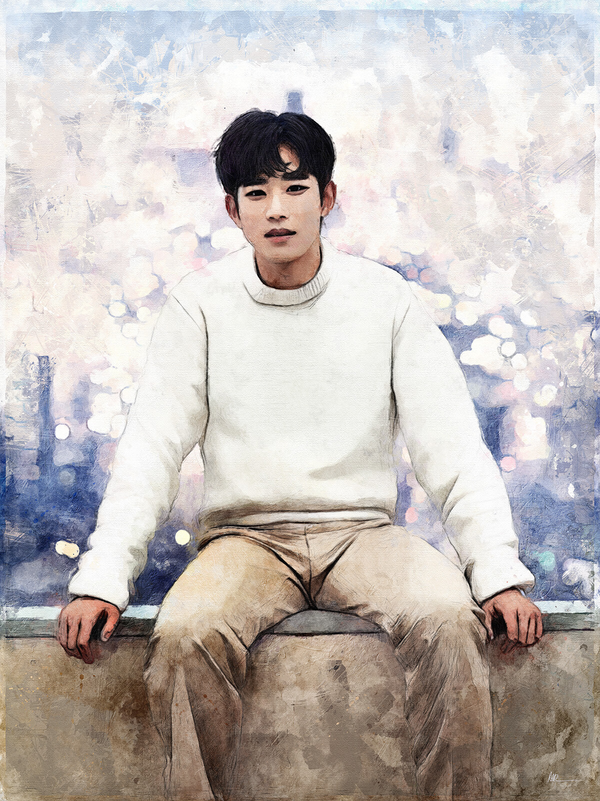 Youthful Radiance: Kim Soo-hyun (김수현) in the City of Seoul