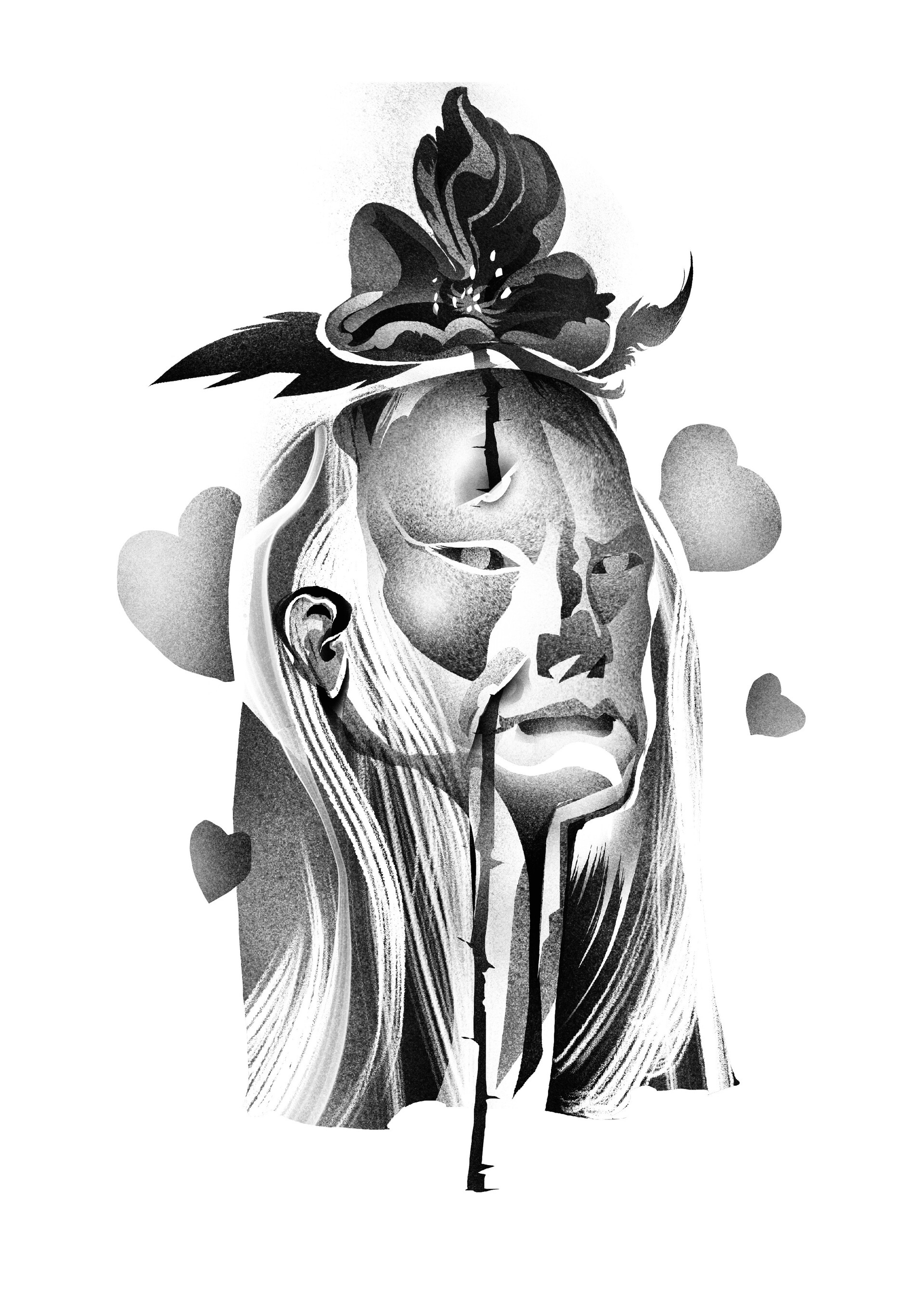 Artstation D Black 01