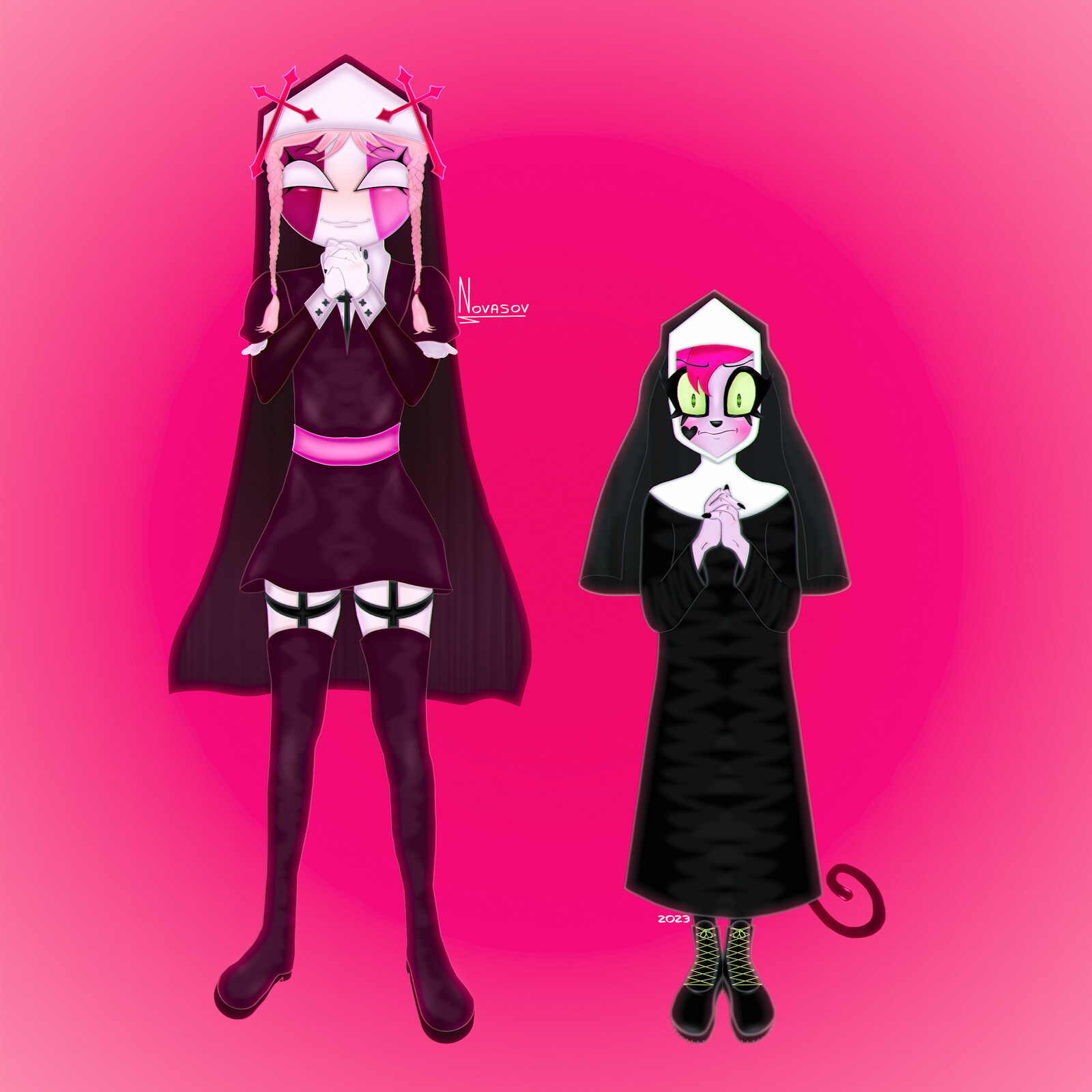 Sarvente and Pinky: Invitation
Friday Night Funkin’ and Teen-Z
Comics by Novasov

Full art on Patreon: https://www.patreon.com/posts/sarvente-pinky-82037633
My other social media: http://novasov.ctcin.bio/
Follow me! If you want to see more of my work.