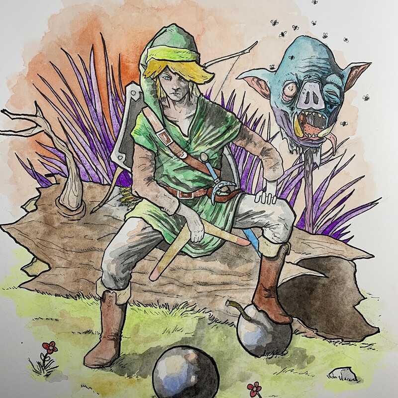 Link’s Awakening meets Lotd of the Flies