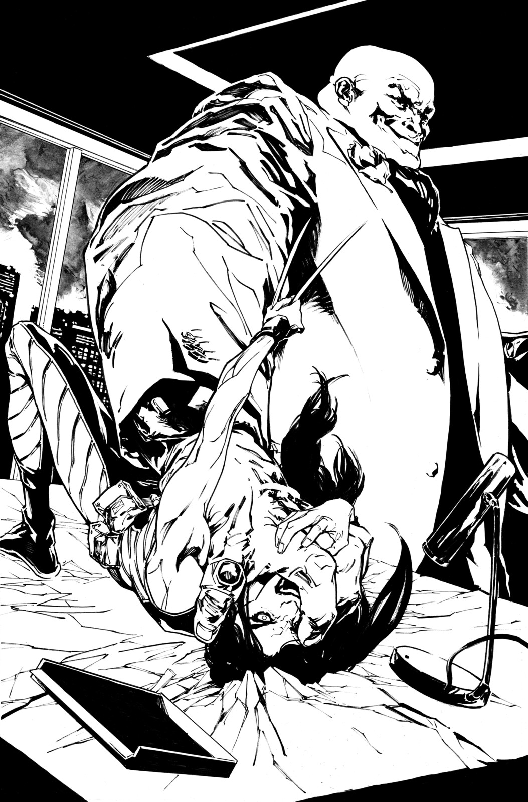 Inked original art for X-23: DR Issue 5 (Sold).