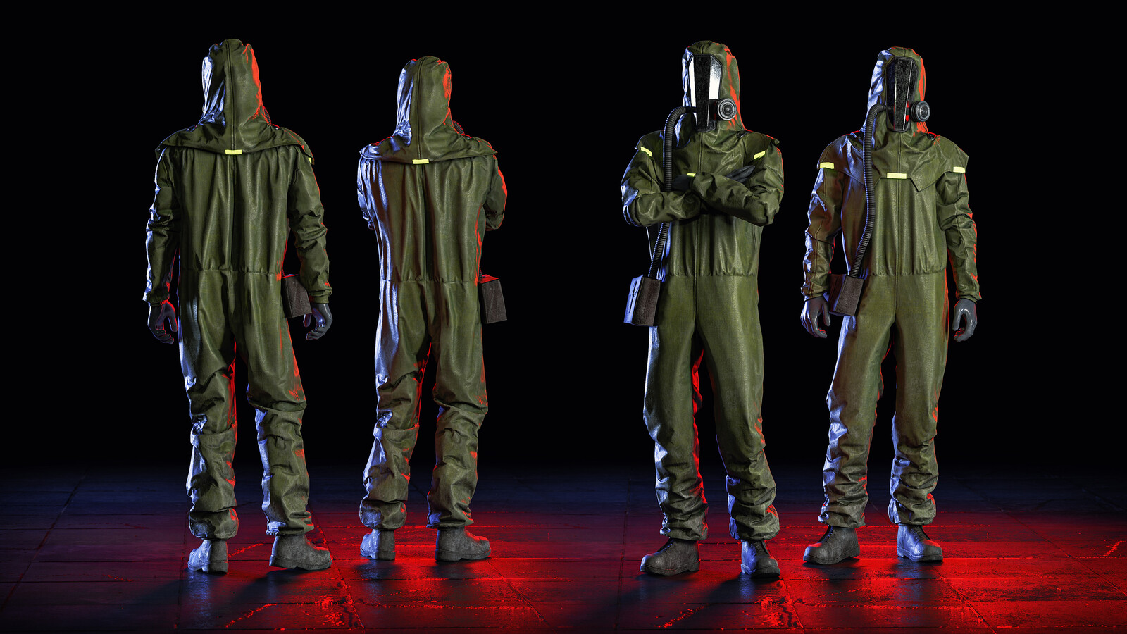 Šimon Lánský Hazmat suit made for Immersive Division
