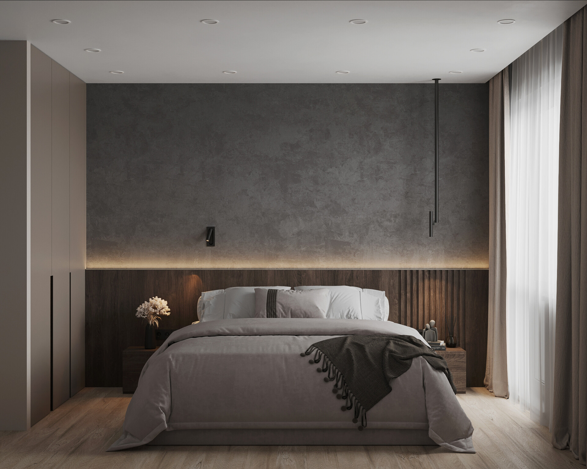 ArtStation - Bedroom visualization