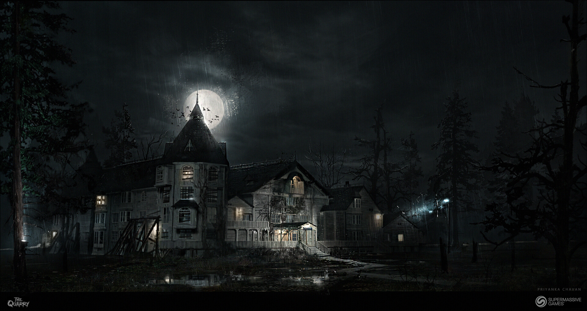 ArtStation The Quarry Hackett House Exterior