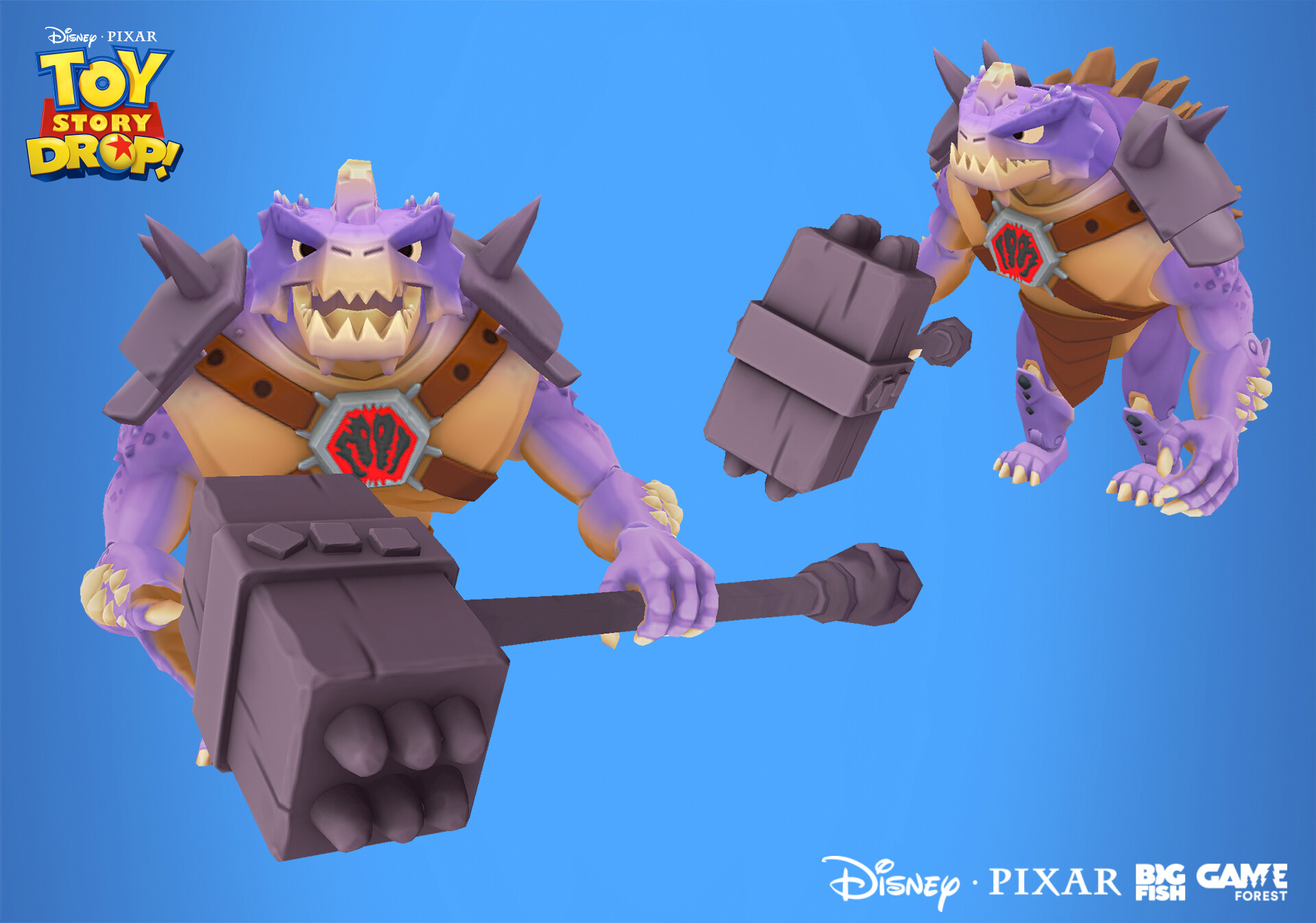 egorka kirik Toy Story Drop Brute with a hammer