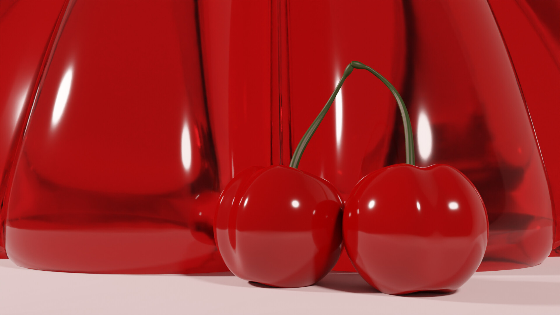 Daria Stanilevici Red Jelly with a Cherry and Whipped Cream Pudding