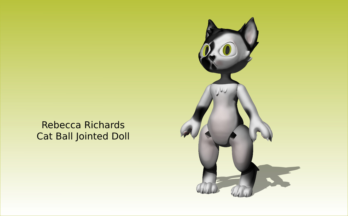 ArtStation Cat Ball Jointed Doll