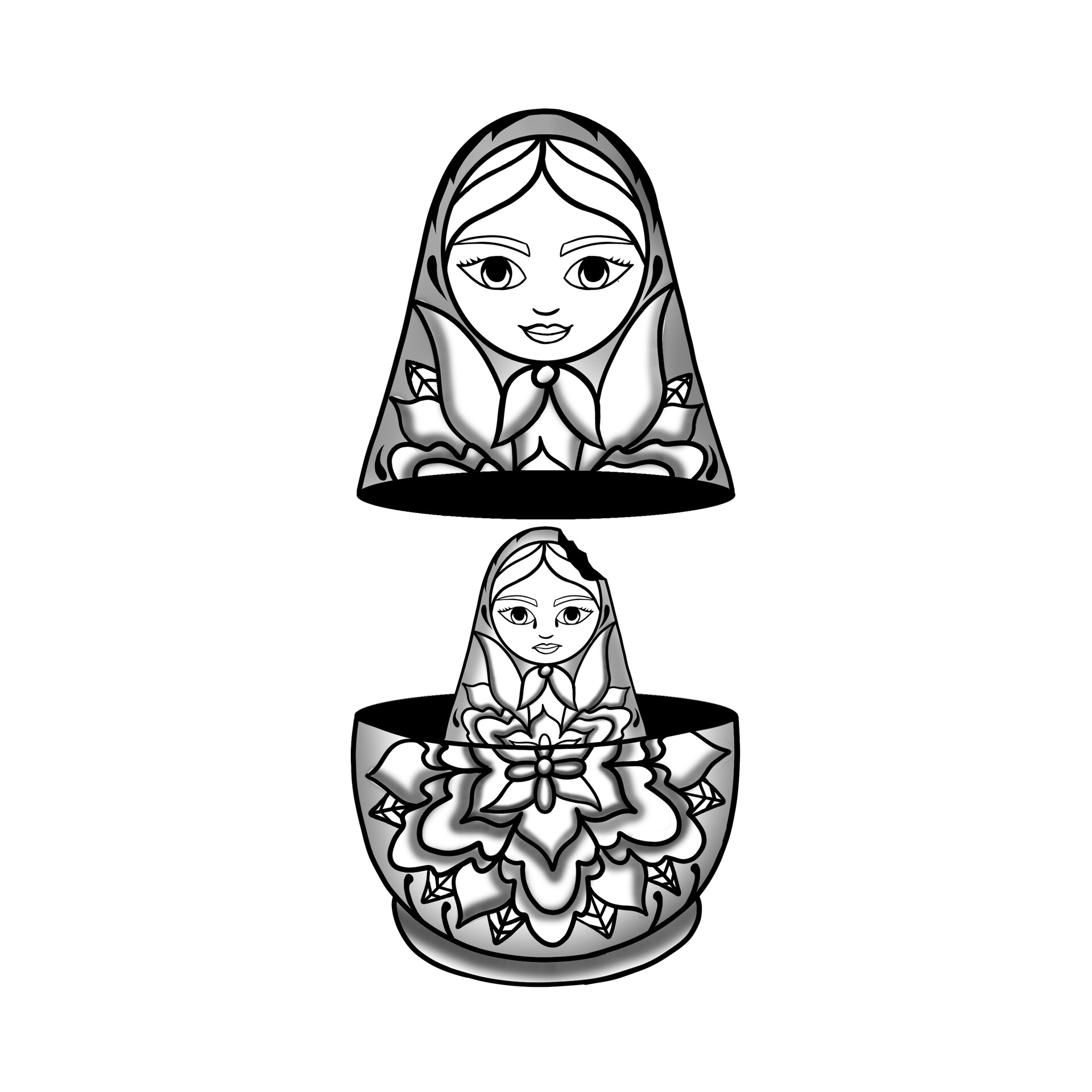 Russian doll tattoo designs new arrivals