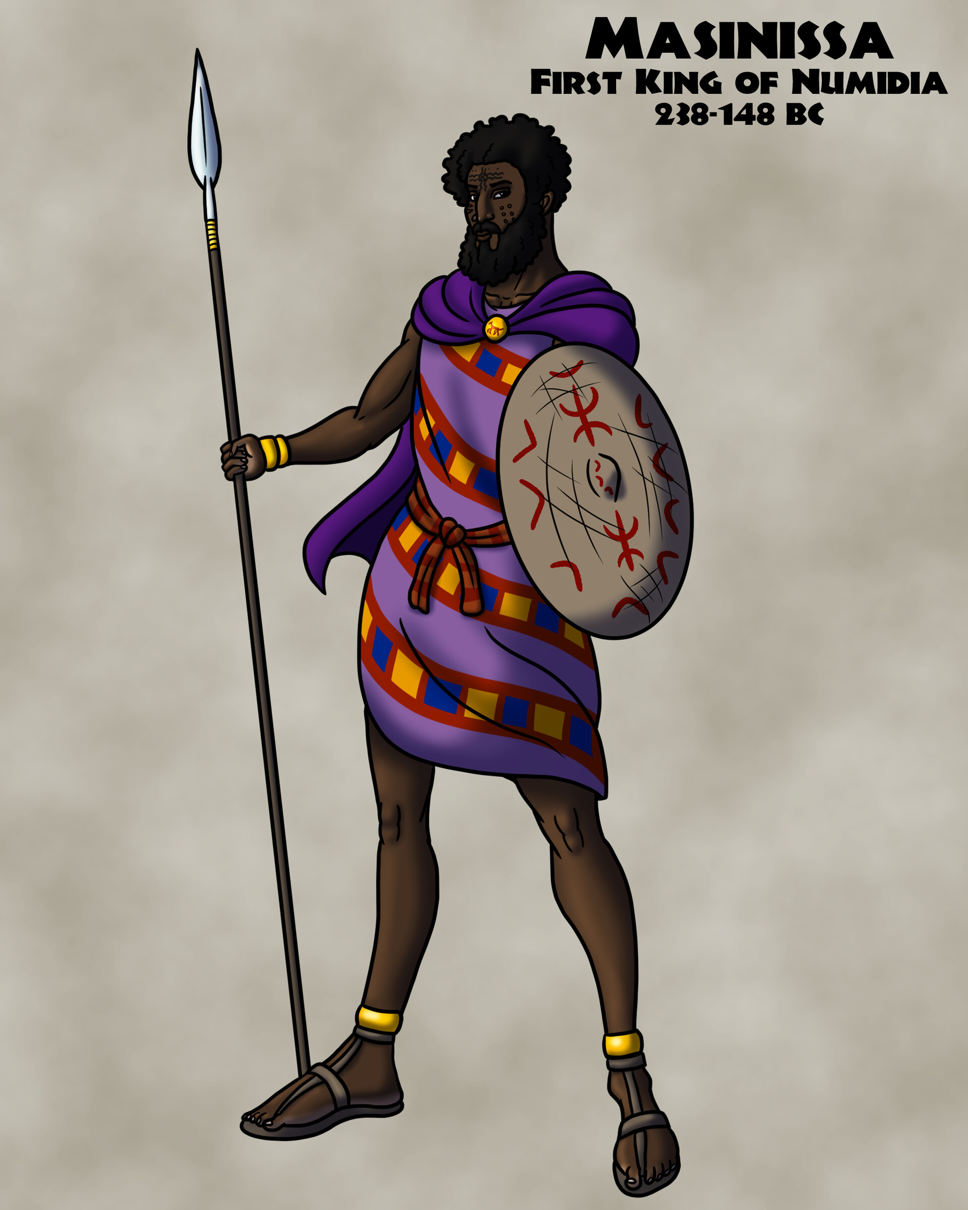 ArtStation Masinissa of Numidia
