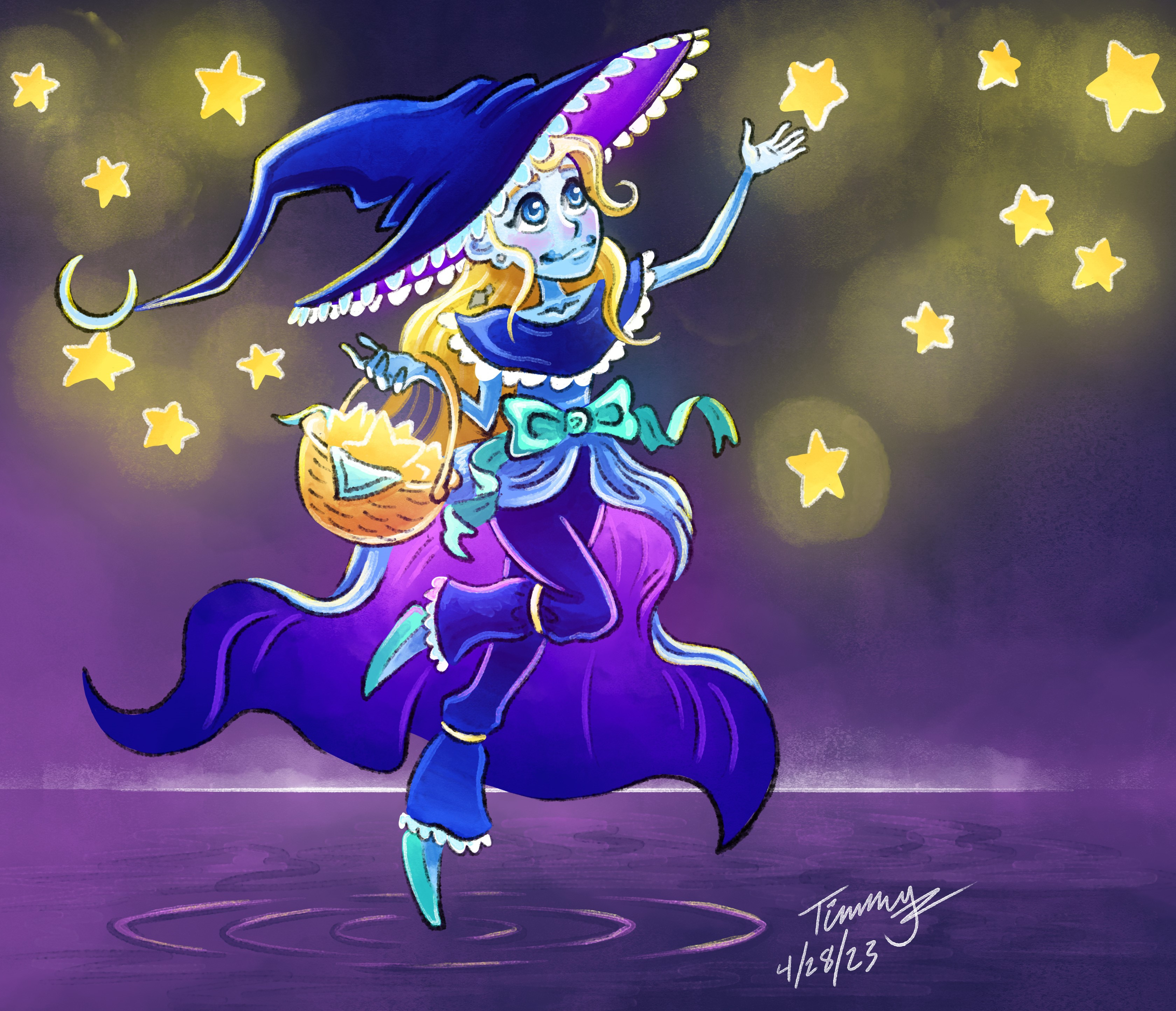 Timmy Z Picking Stars